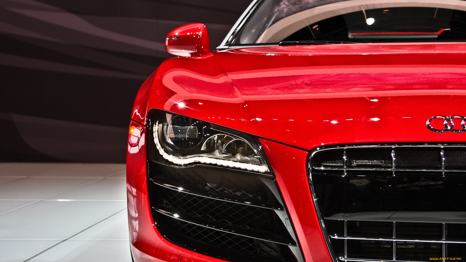 audi, автомобили, фрагменты, автомобиля, машины, авто, красная