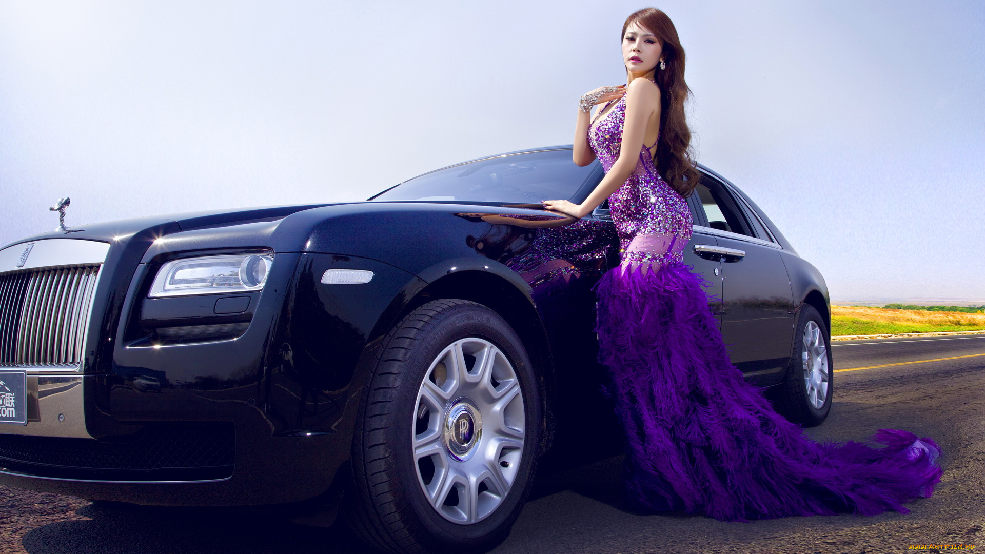 автомобили, авто, девушками, автомобиль, азиатка, девушка