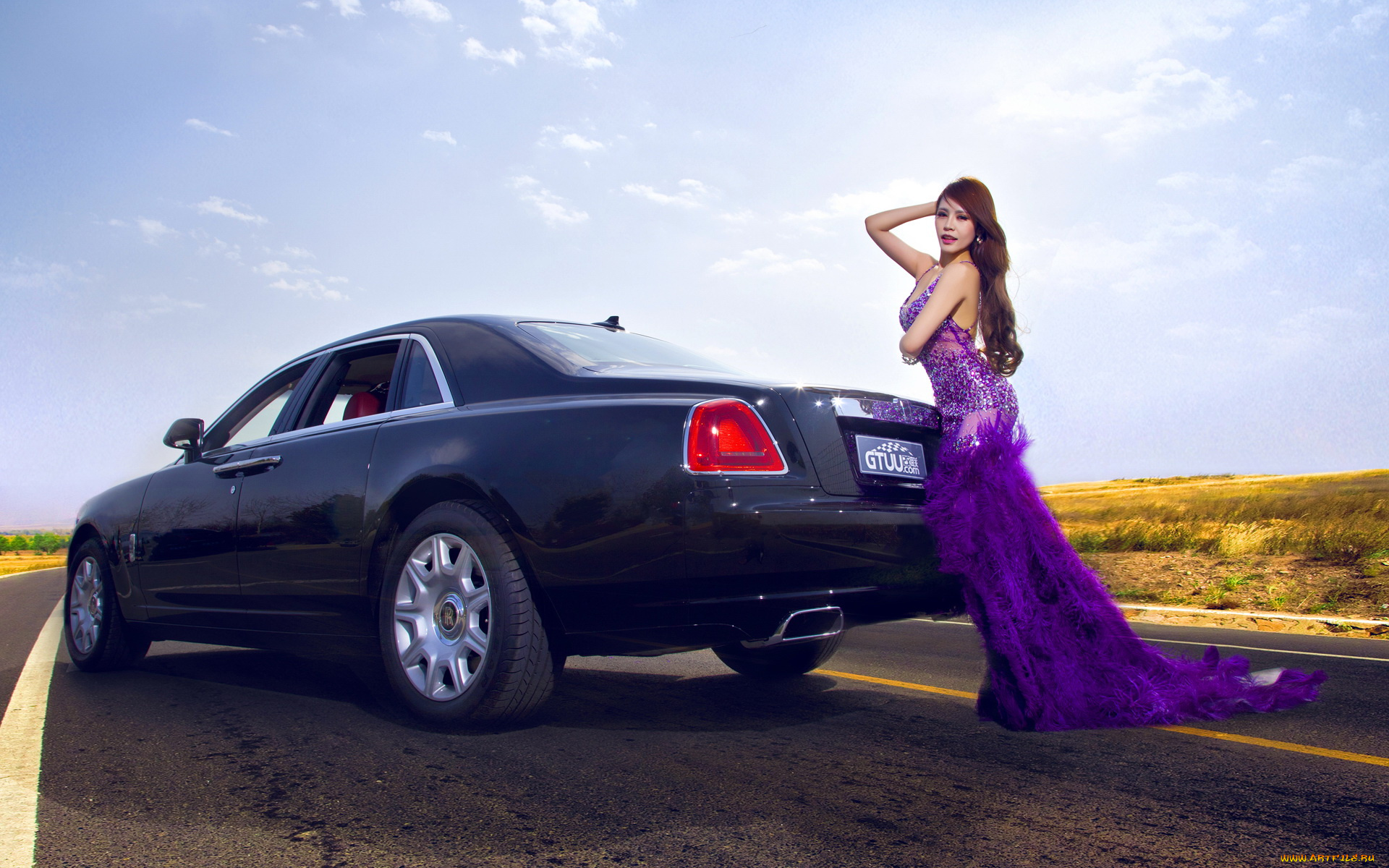 автомобили, авто, девушками, азиатка, девушка, автомобиль