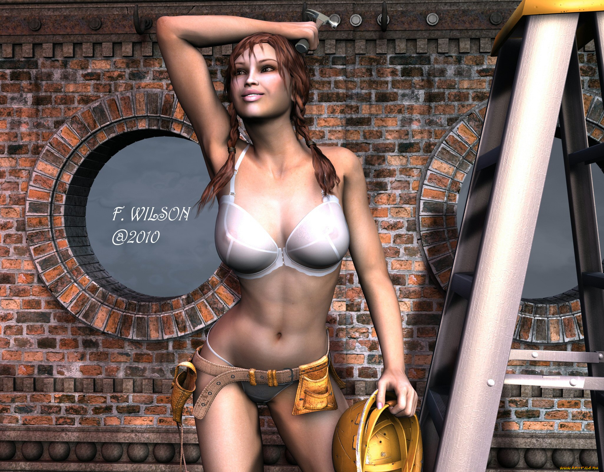 3д, графика, people, люди, девушка