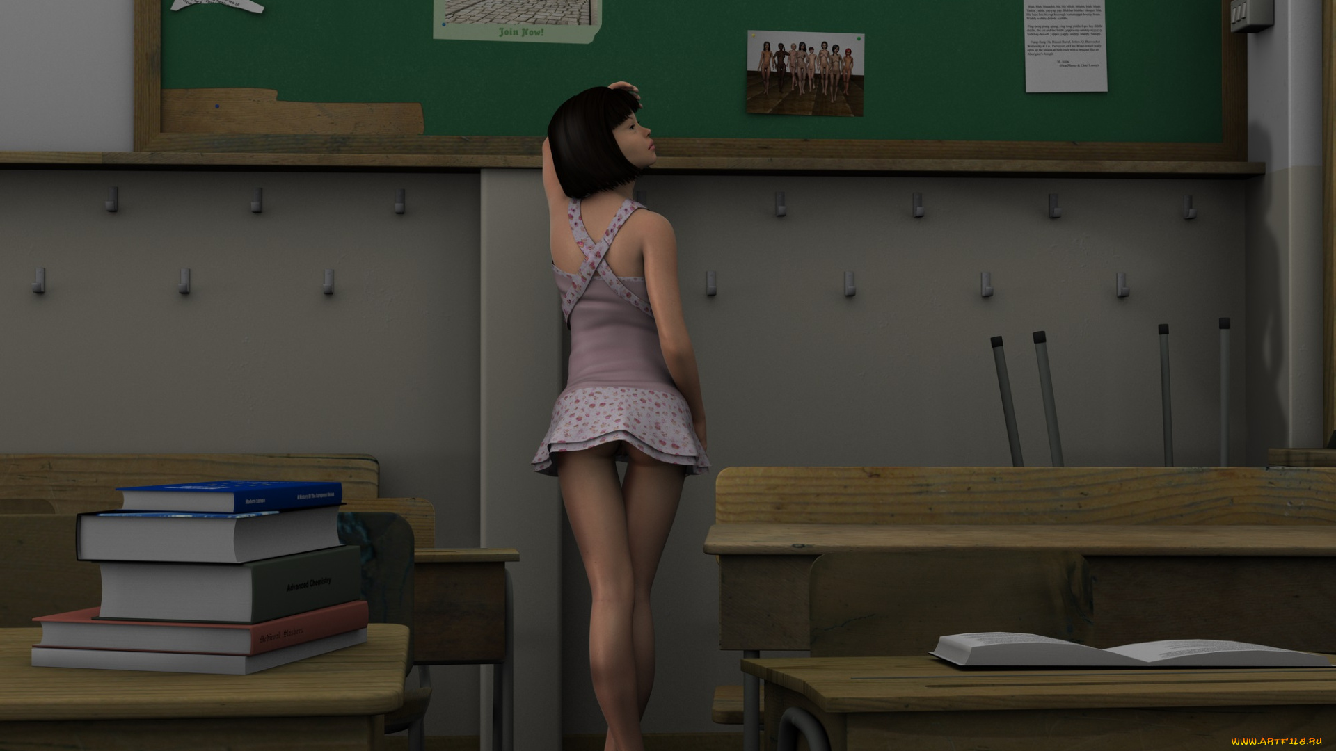 3д, графика, people, , люди, платье, девушка