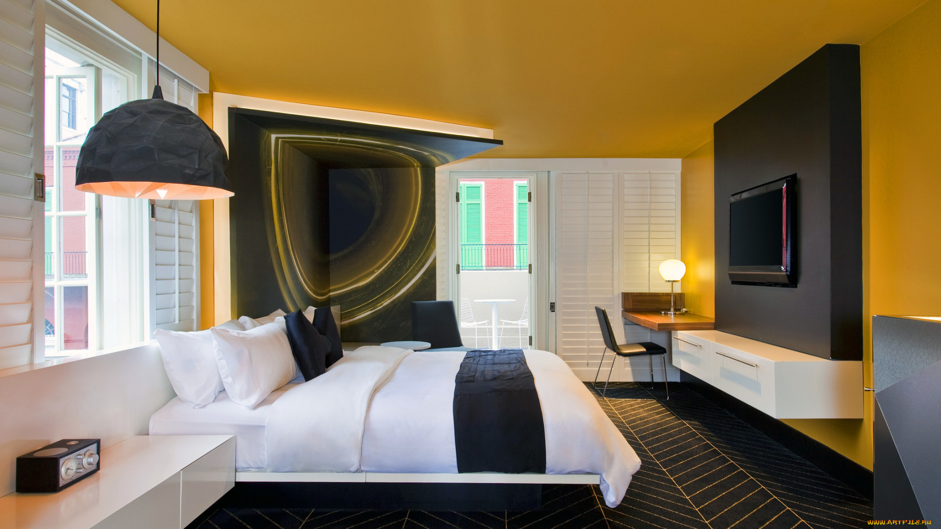 3д, графика, realism, , реализм, интерьер, стиль, дизайн, город, квартира, комната, спальня