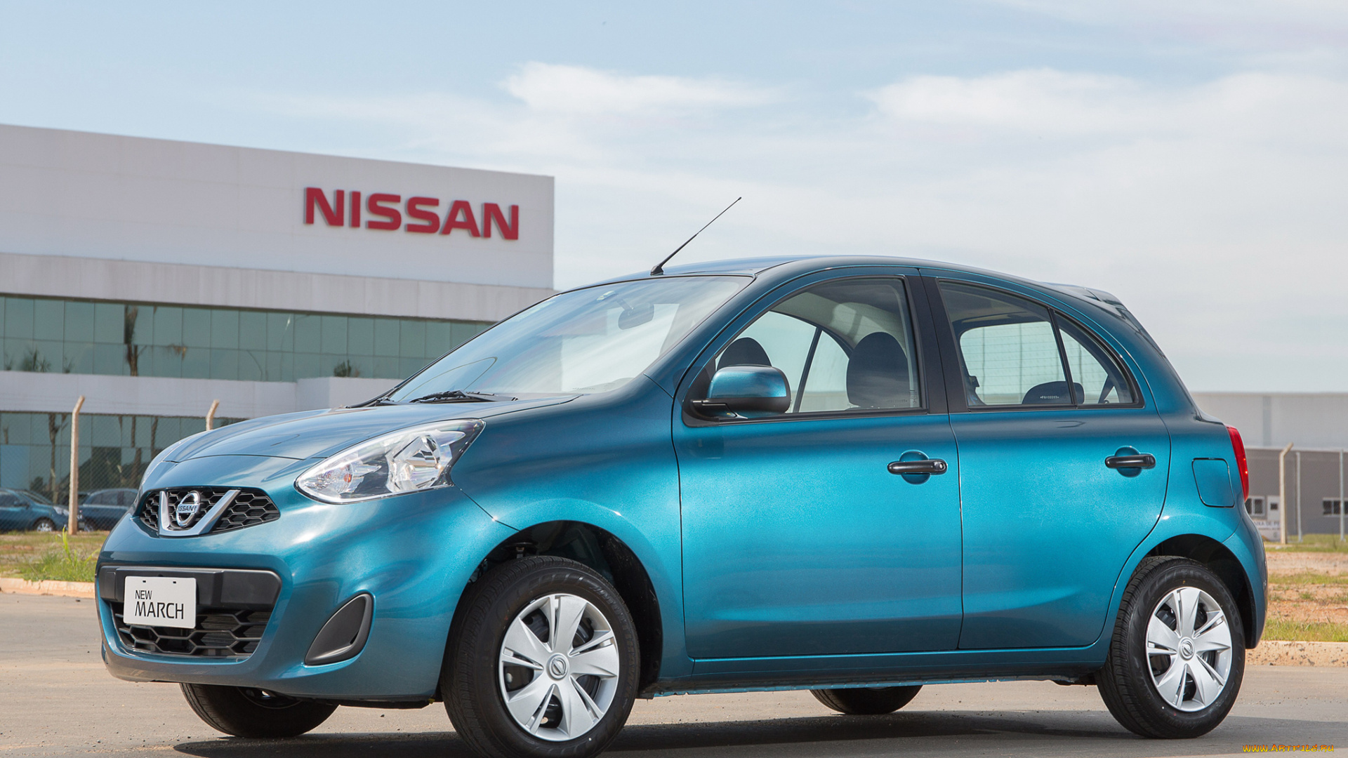 автомобили, nissan, datsun, синий, br-spec, march, 2014, k13