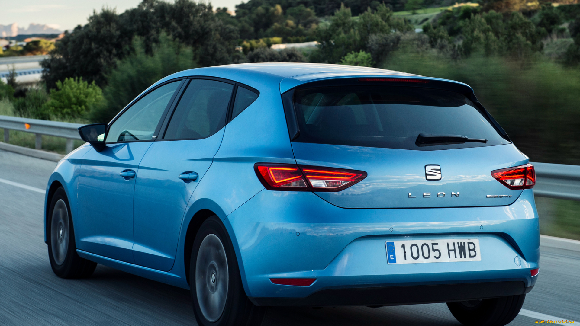 автомобили, seat, 2013г, синий, ecomotive, leon