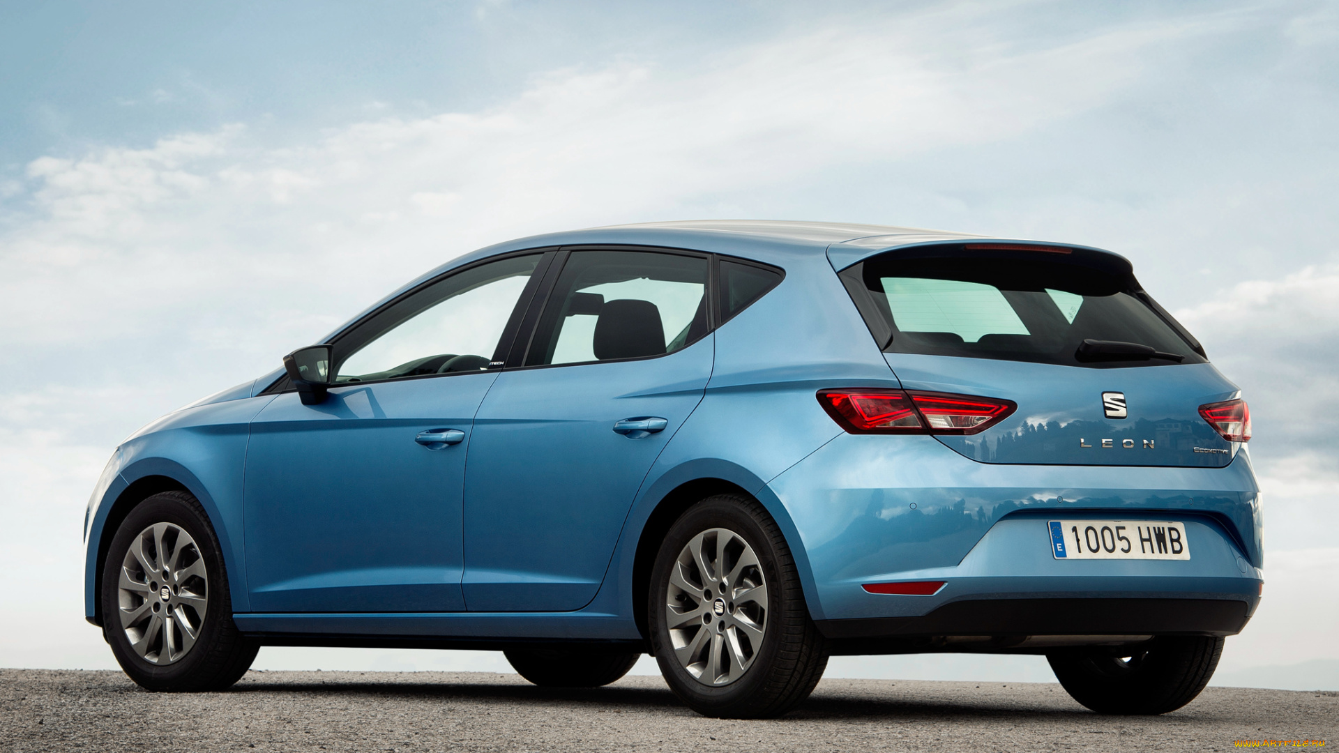 автомобили, seat, leon, синий, 2013г, ecomotive