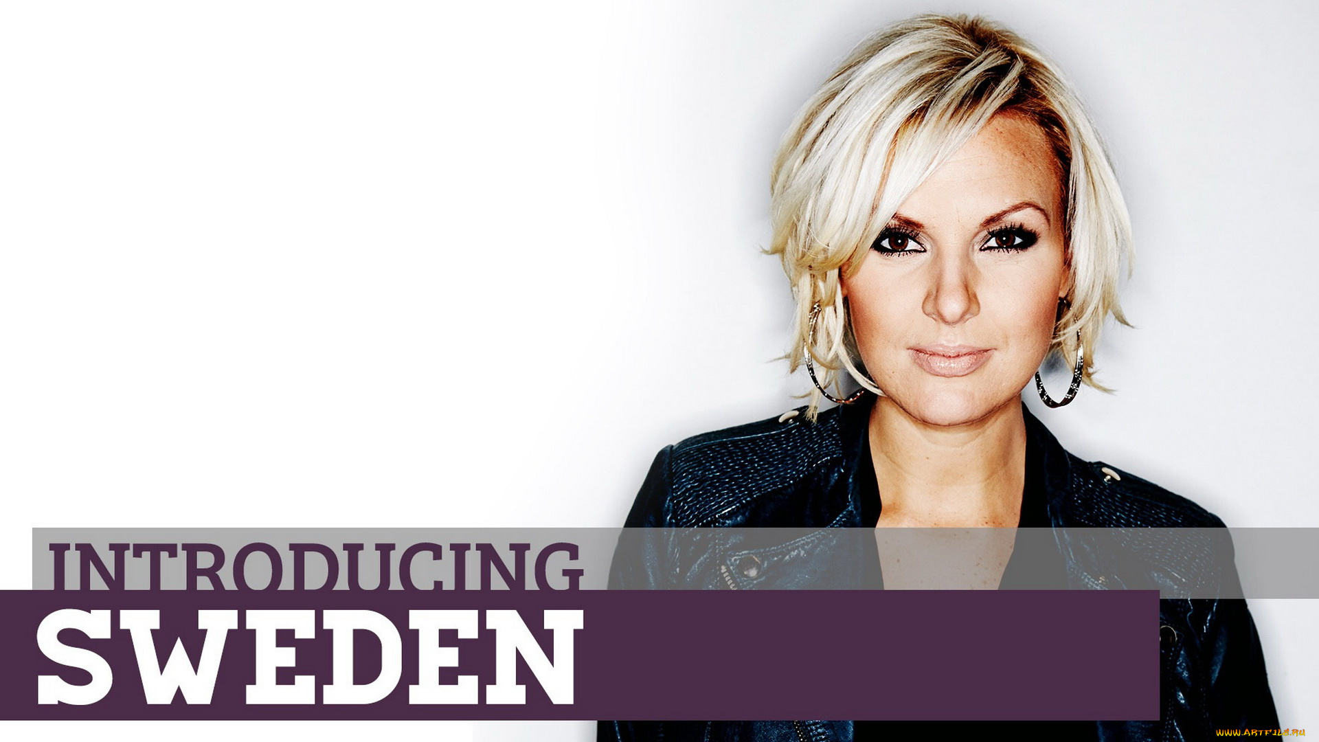 музыка, евровидение, серьги, улыбка, швеция, блондинка, певица, sanna, nielsen, куртка