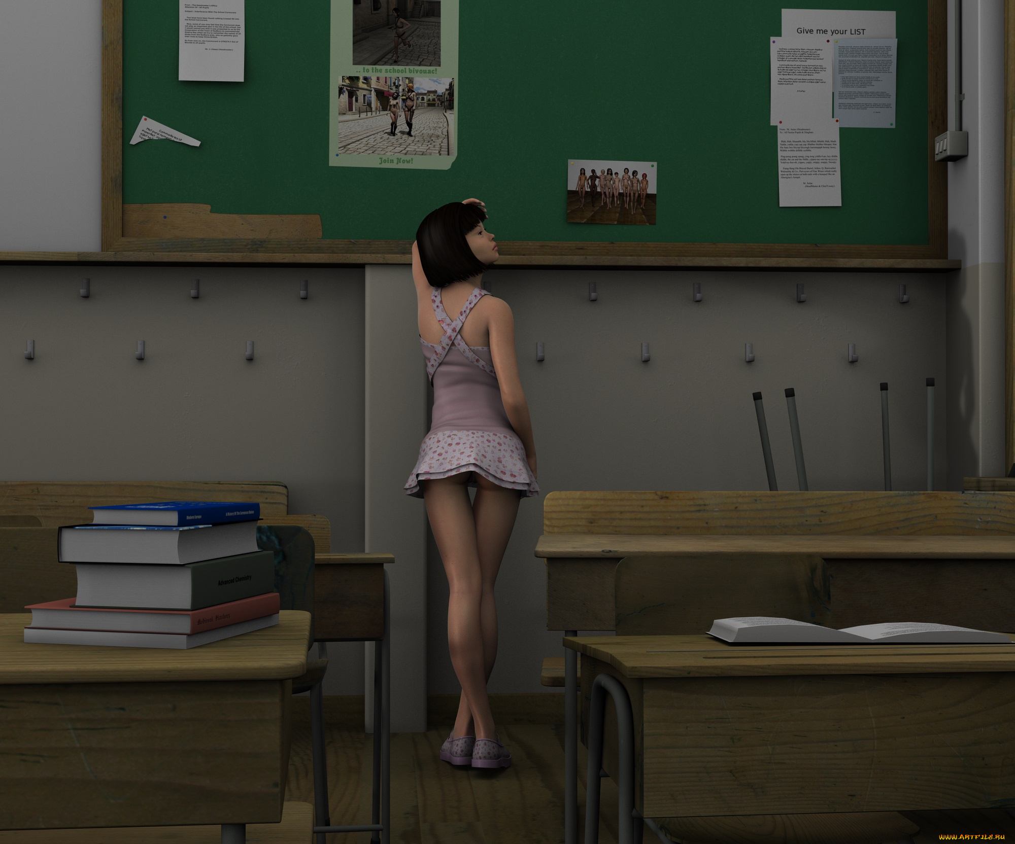 3д, графика, people, , люди, платье, девушка