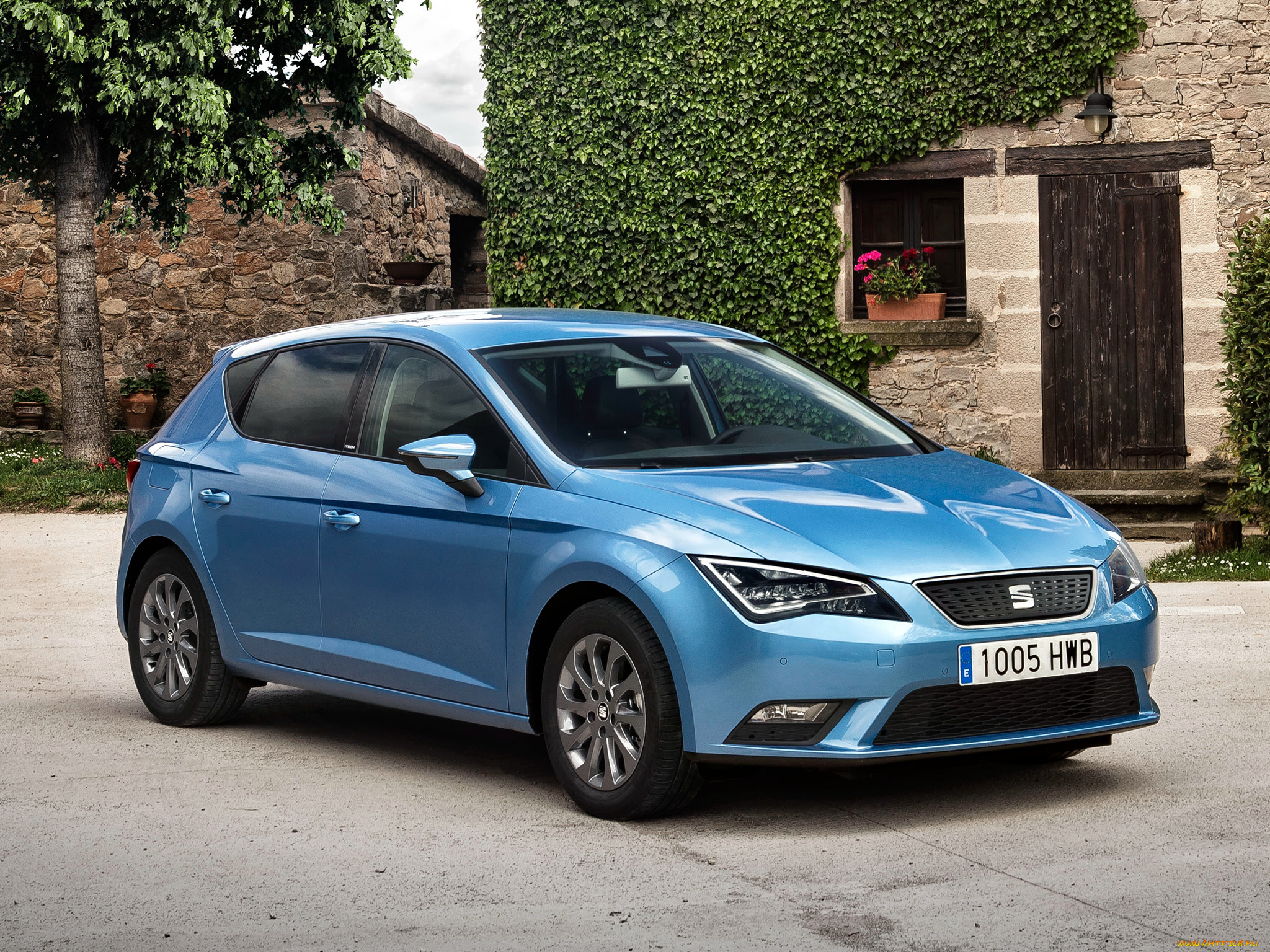 автомобили, seat, 2013г, ecomotive, leon, синий