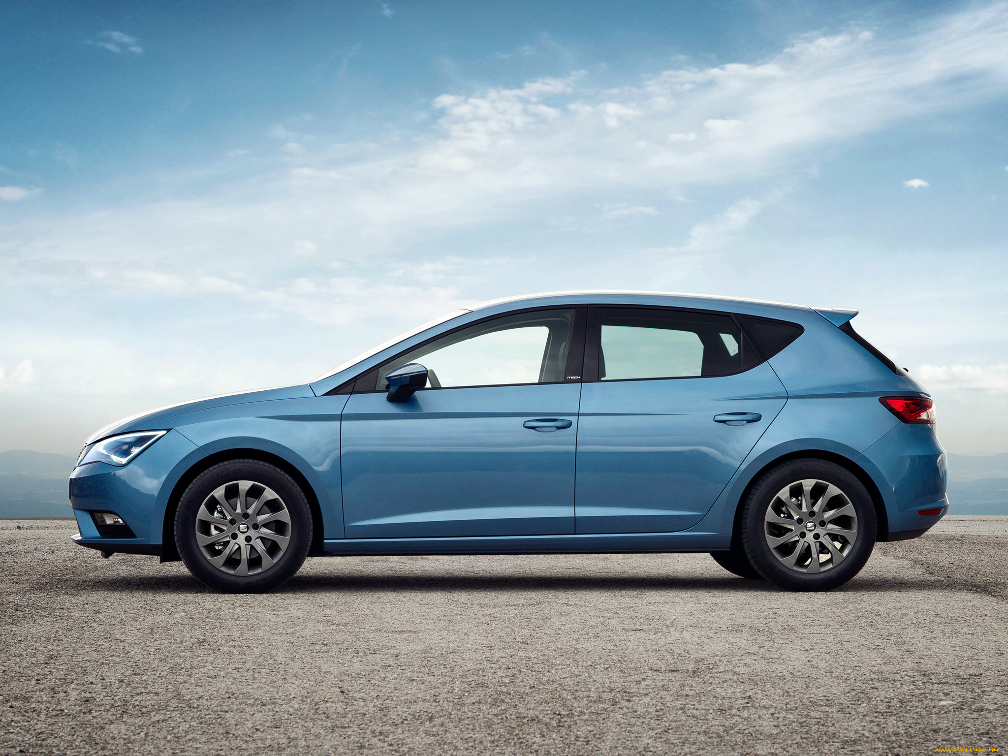 автомобили, seat, 2013г, синий, ecomotive, leon