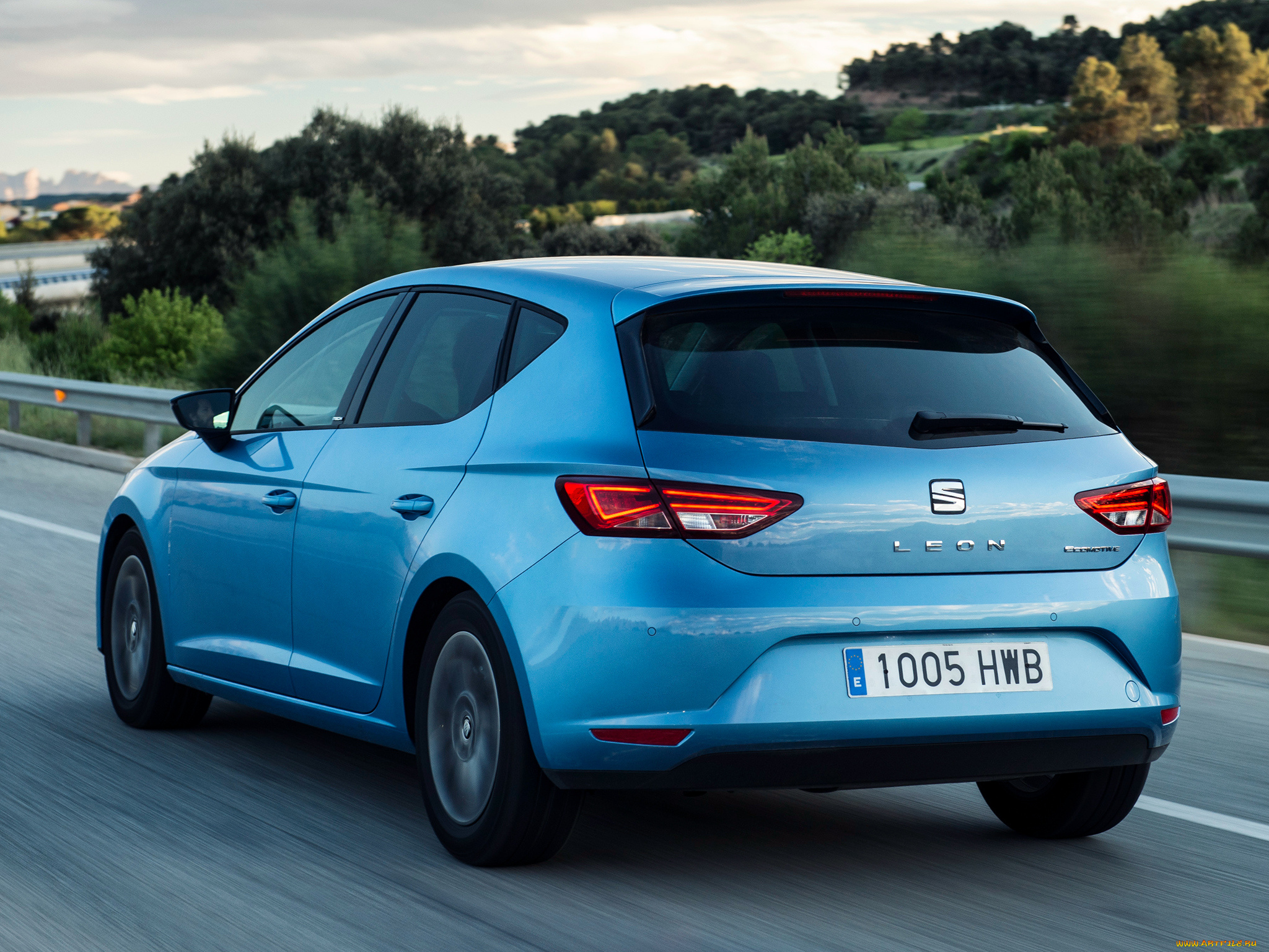 автомобили, seat, 2013г, синий, ecomotive, leon