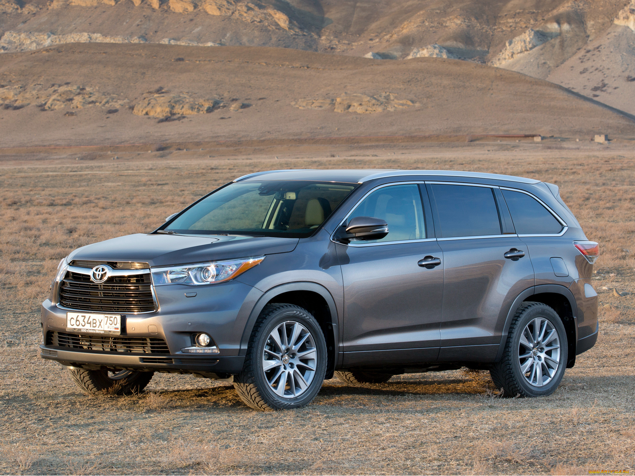 автомобили, toyota, highlander, cis-spec, 2014