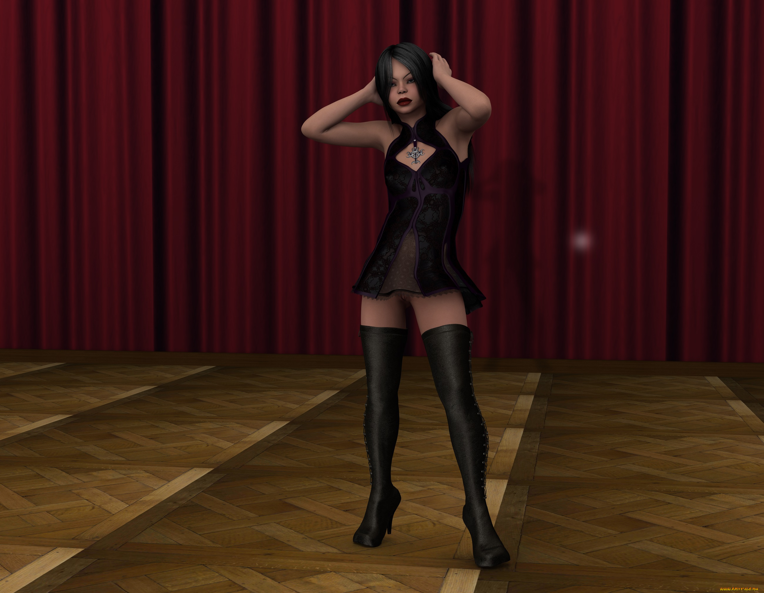 3д, графика, people, , люди, девушка, взгляд