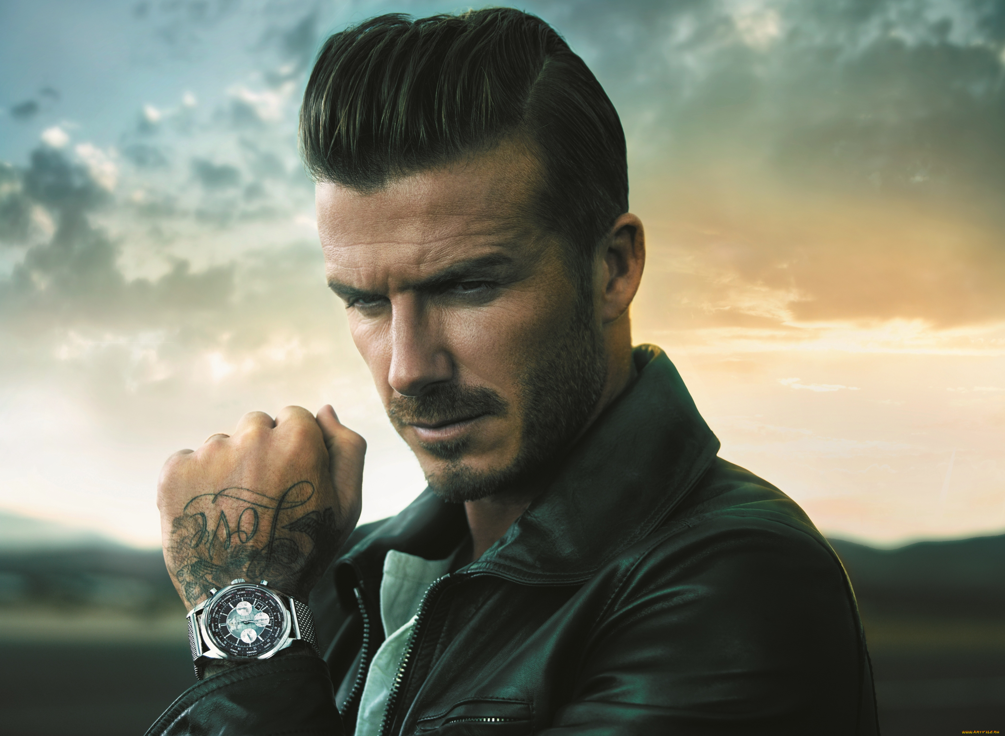 мужчины, david, beckham, небритость, стиль, часы