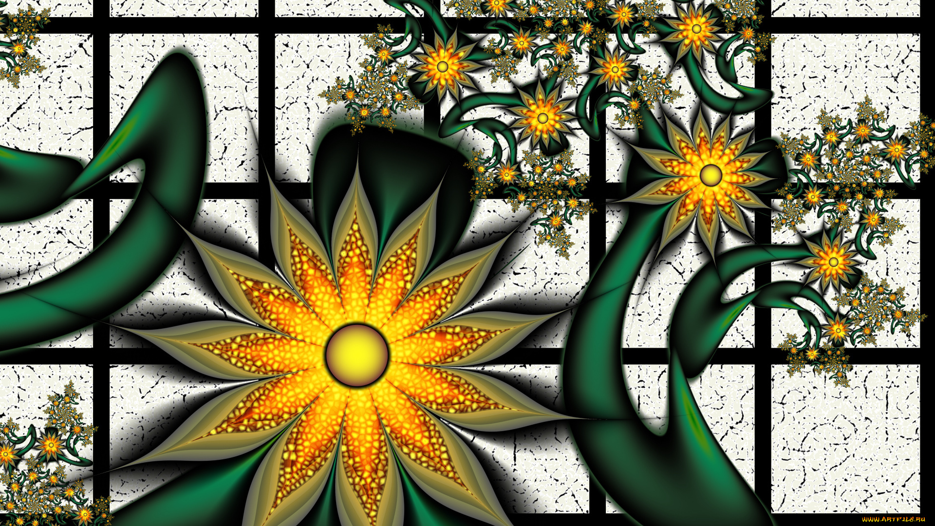 3д, графика, цветы, , flowers, лелестки, цвета, фон, узор