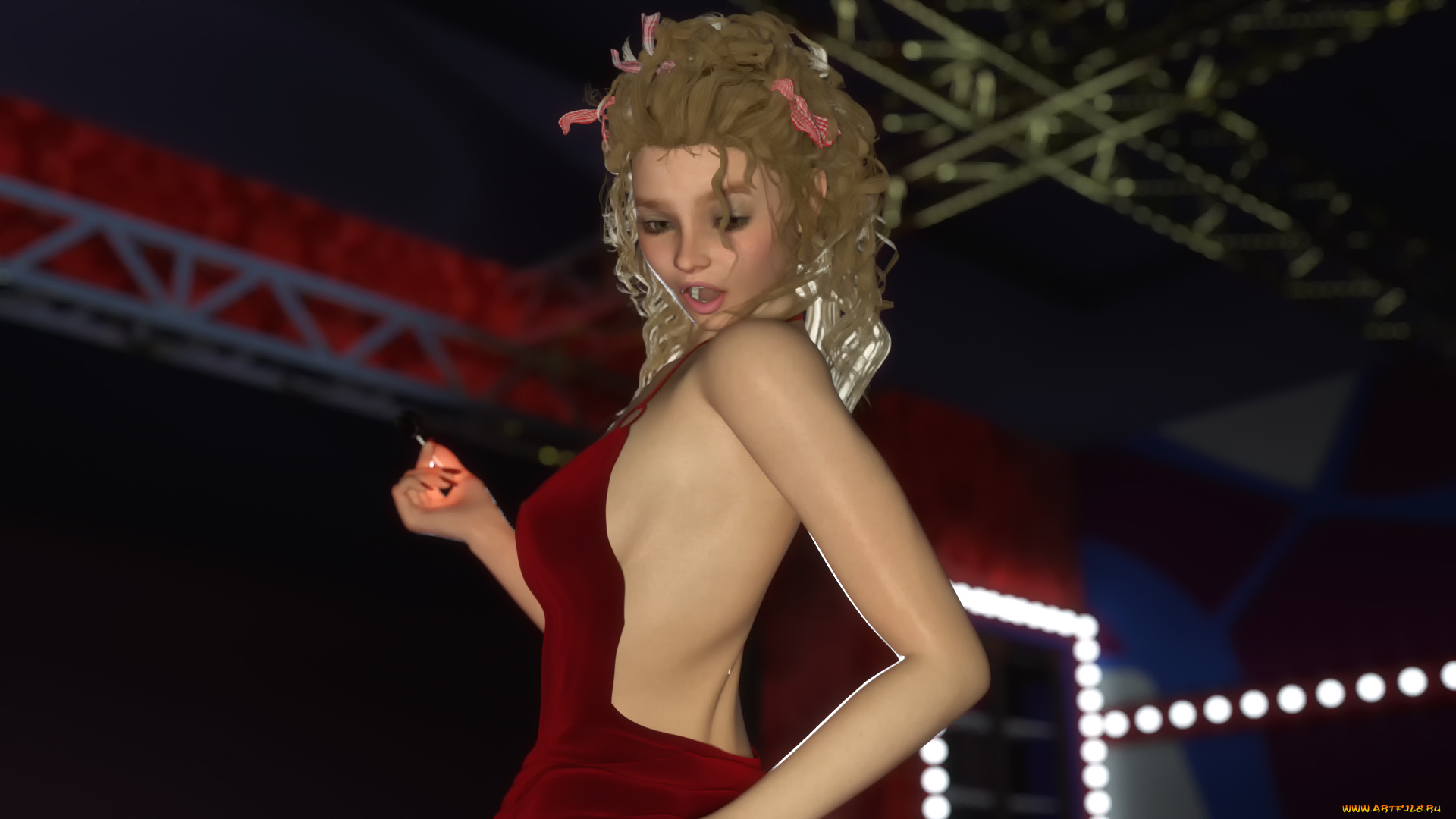 3д, графика, люди, , people, девушка, взгляд, фон