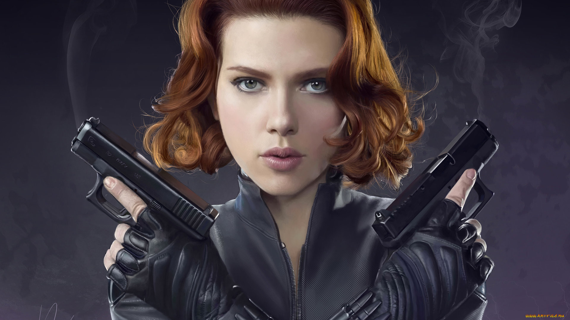 рисованное, кино, scarlett, johansson, скарлетт, йоханссон, black, widow, Черная, вдова, мстители