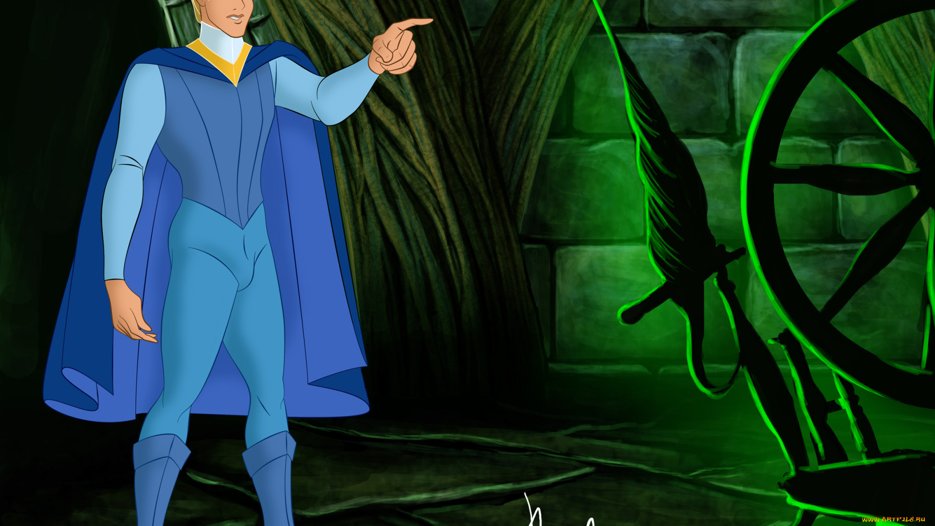 векторная, графика, мультфильмы, , cartoons, принц