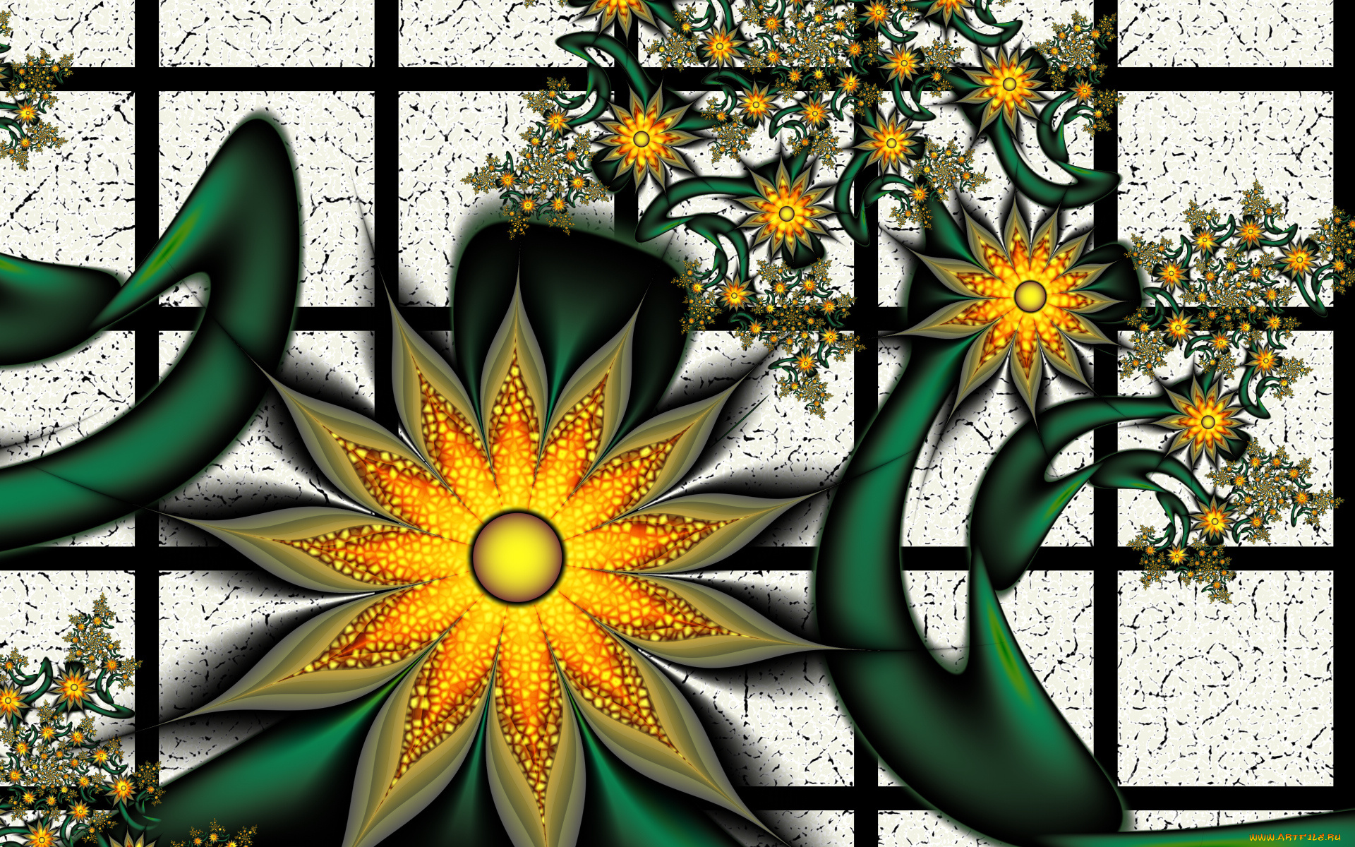 3д, графика, цветы, , flowers, лелестки, цвета, фон, узор