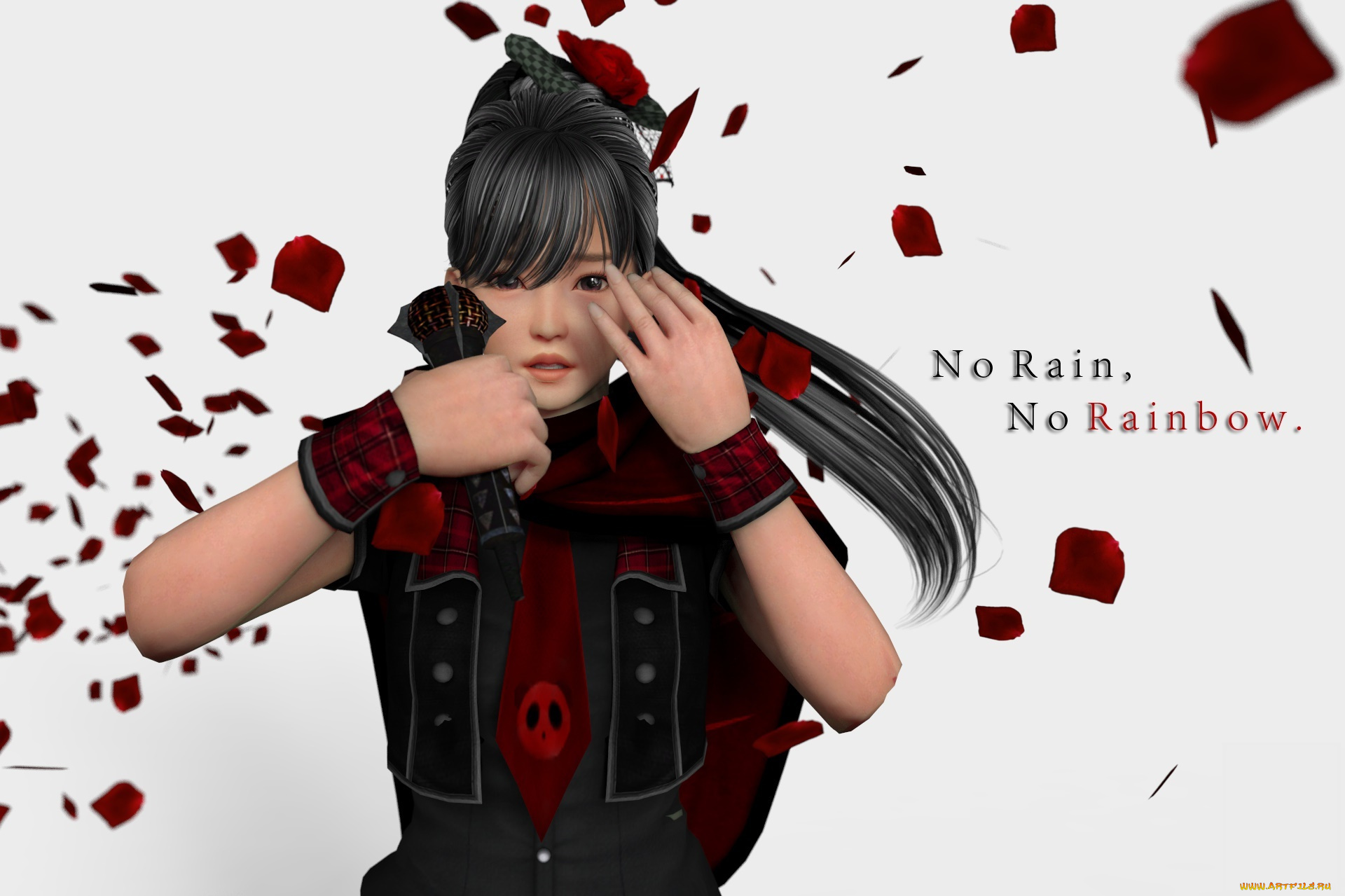 3д, графика, аниме, , anime, поза, фон, взгляд, девушка