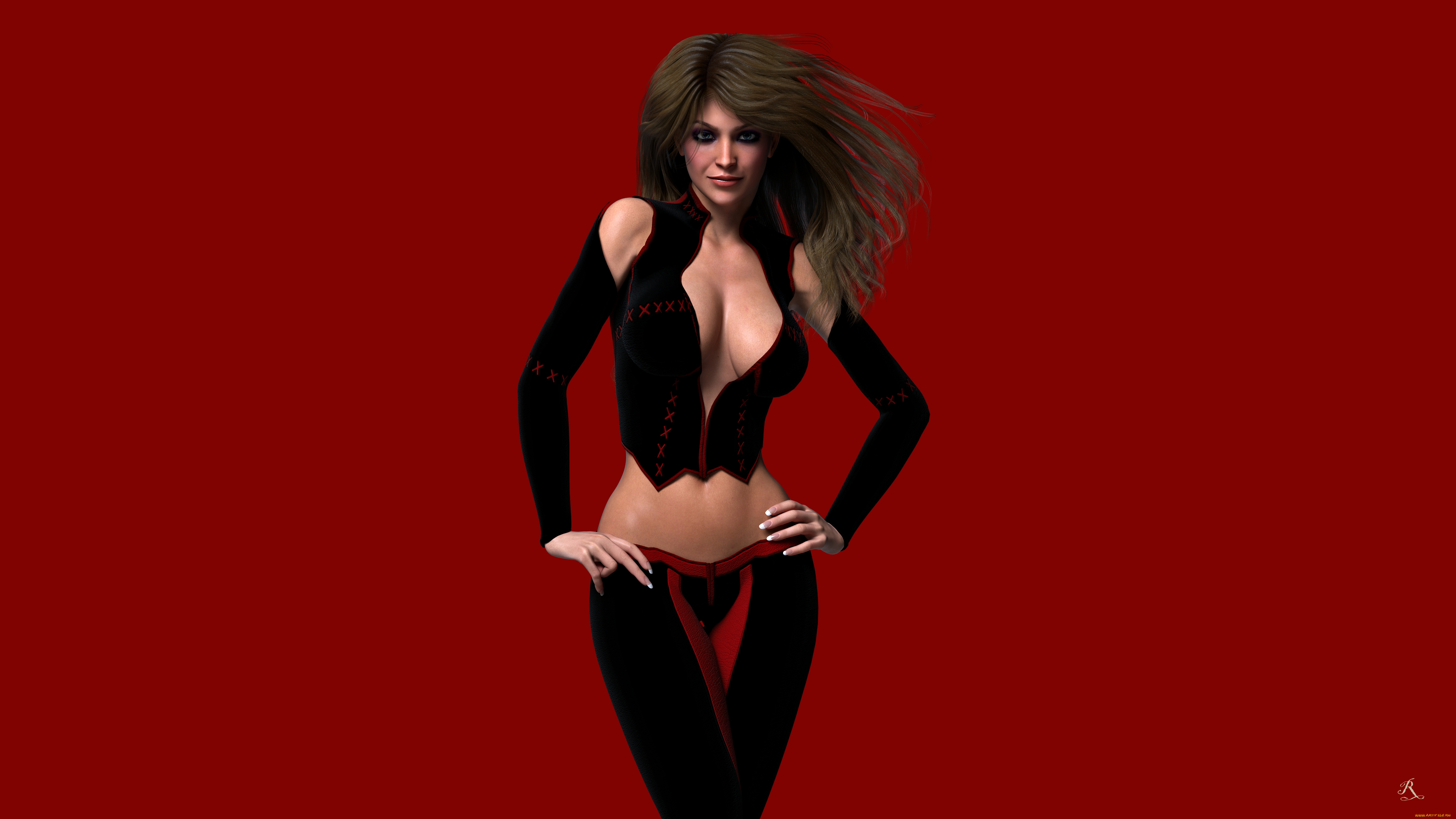 3д, графика, люди, , people, взгляд, девушка, фон