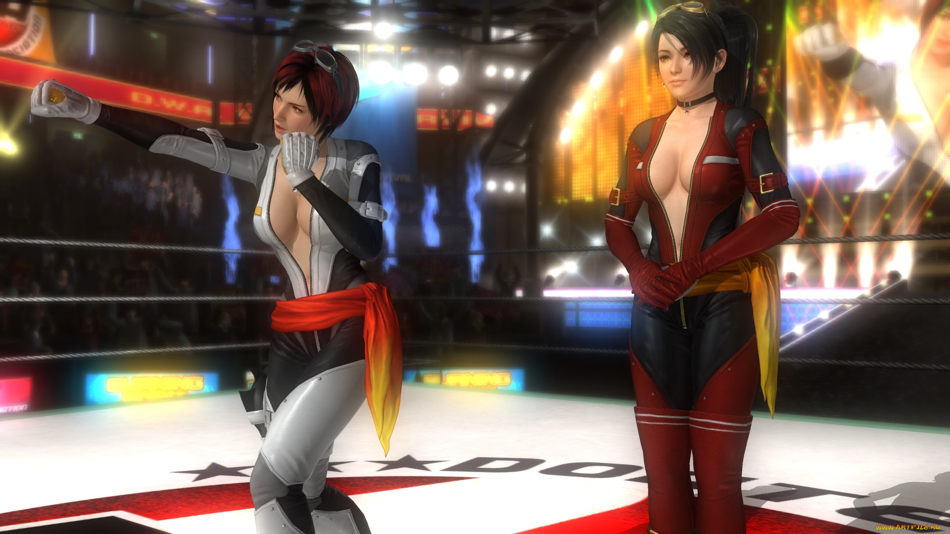 3д, графика, аниме, , anime, девушки, взгляд, фон, поза