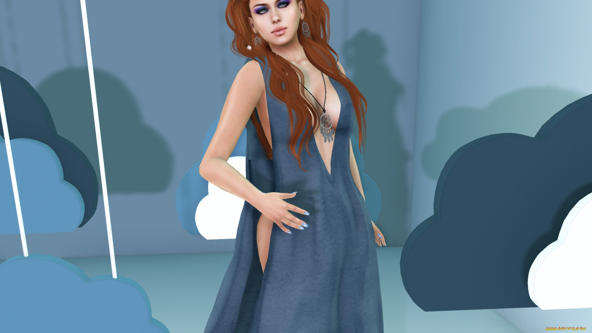 3д, графика, люди, , people, девушка, фон, взгляд