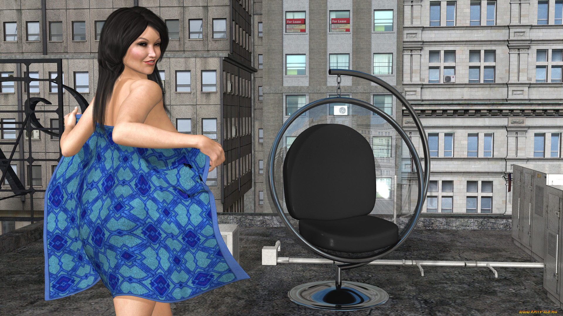 3д, графика, люди, , people, девушка, взгляд, фон, улыбка