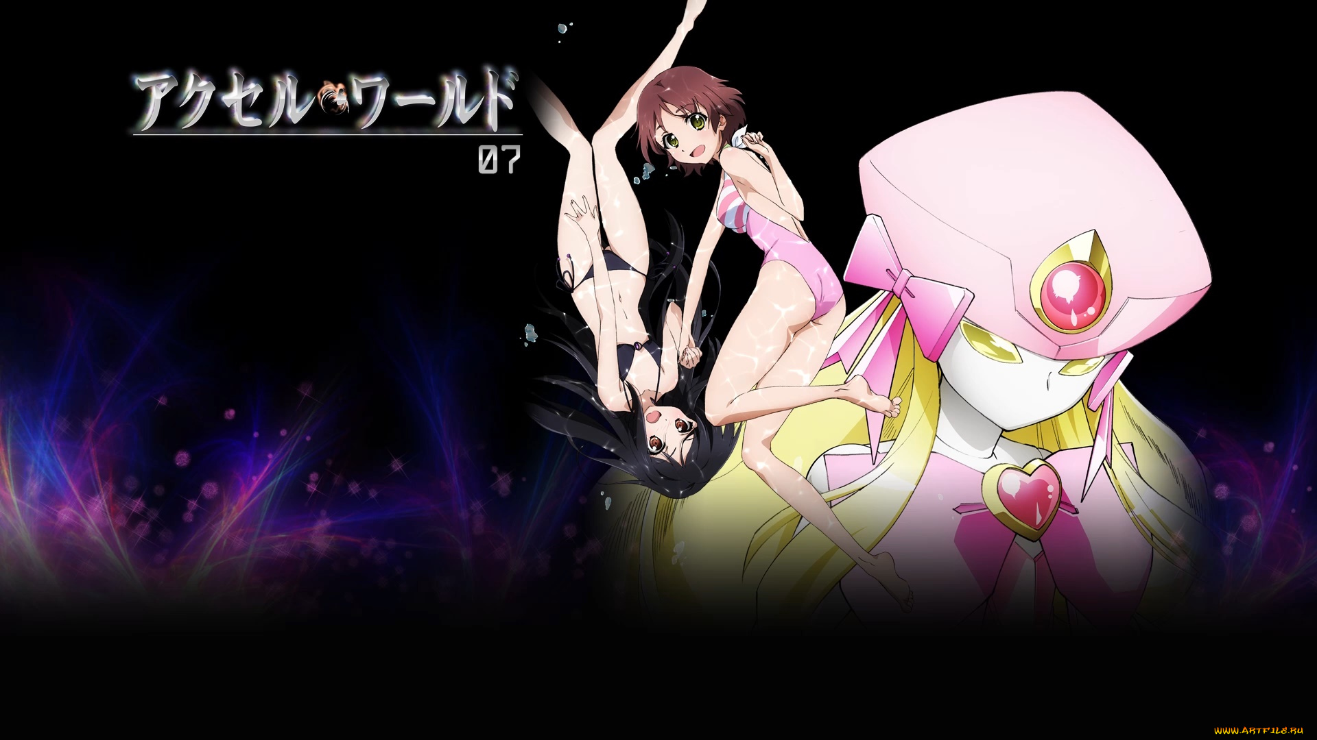 аниме, accel, world, персонажи