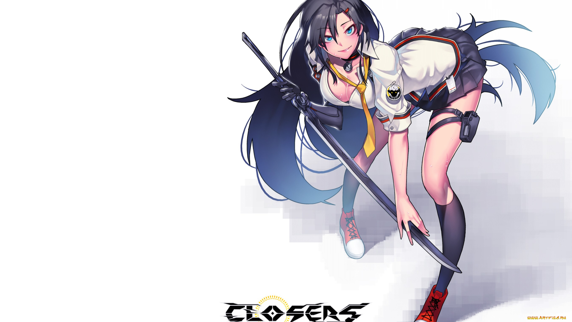 аниме, closers, девушка