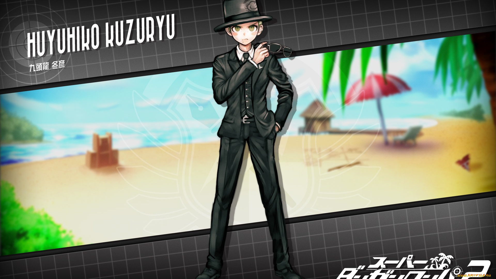 аниме, danganronpa, парень