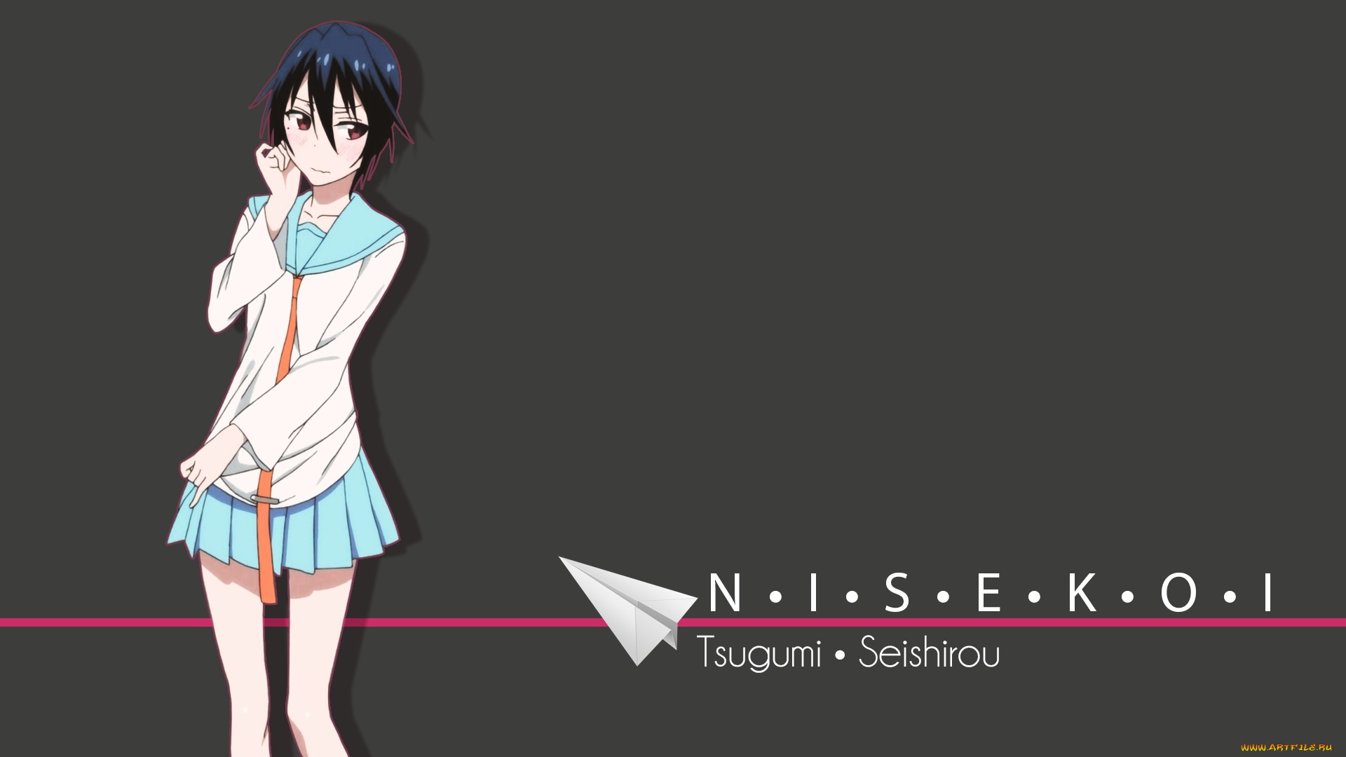 аниме, nisekoi, девушка
