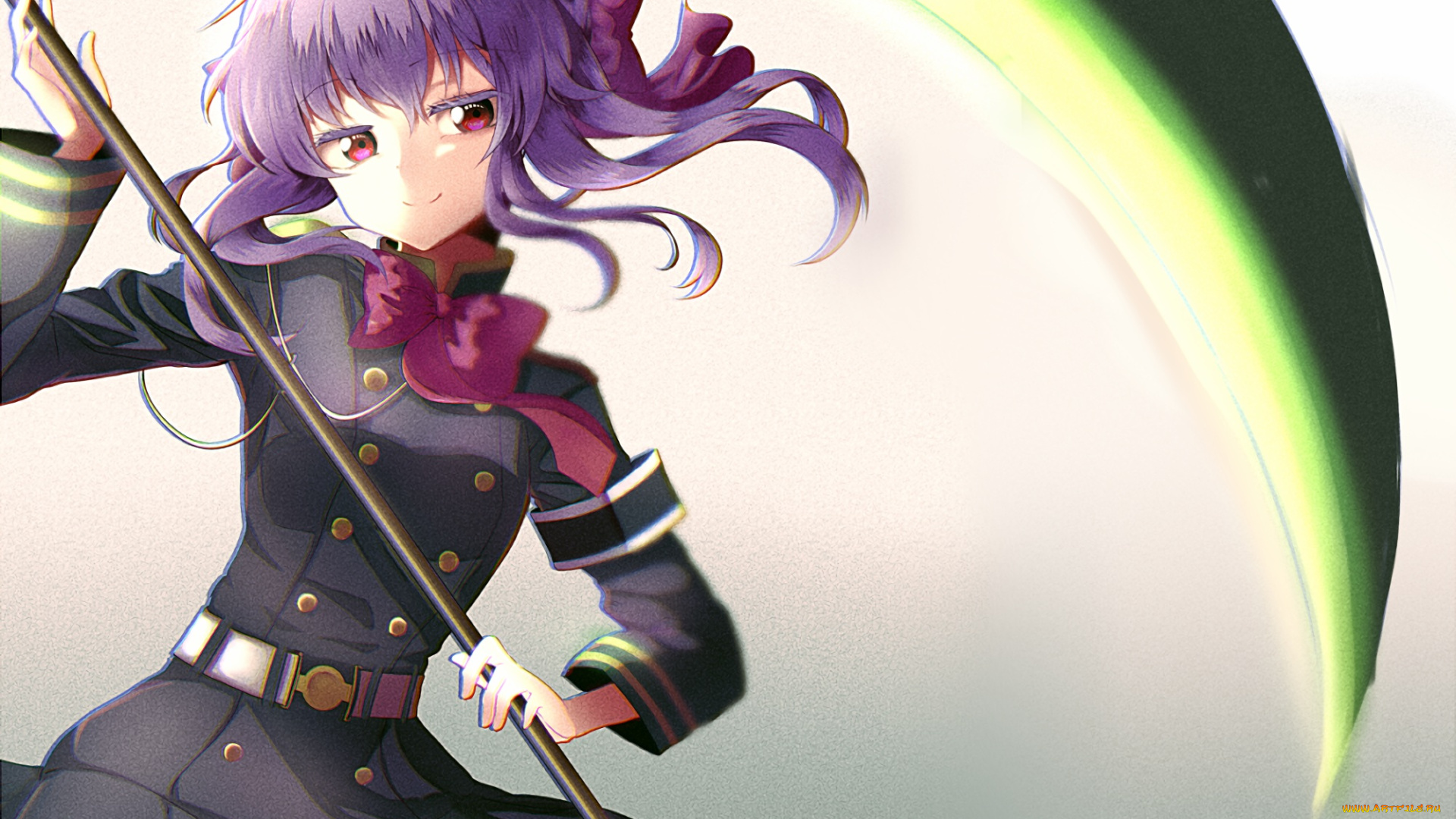 аниме, owari, no, seraph, девушка, коса