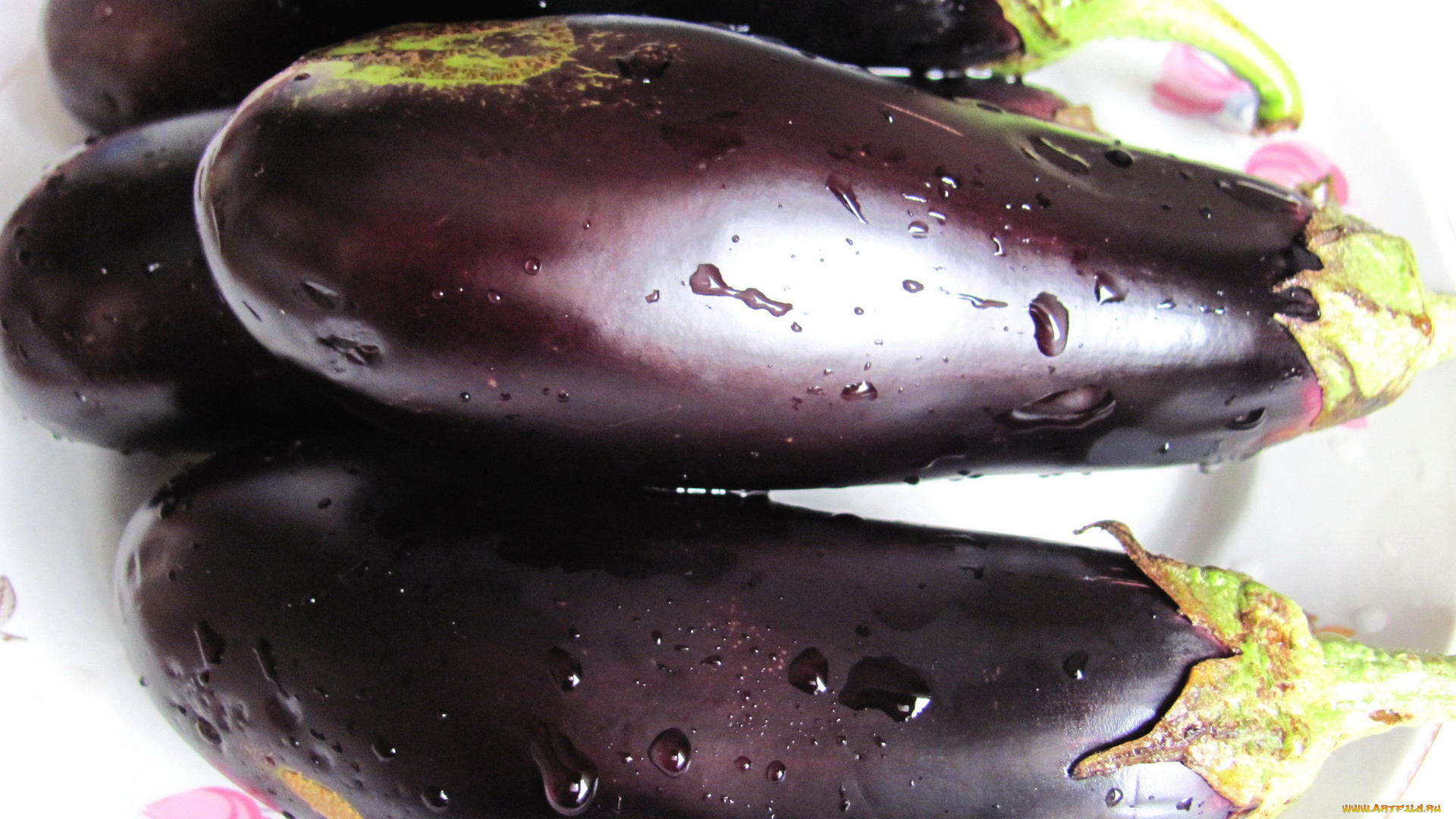 еда, баклажаны, макро, капли