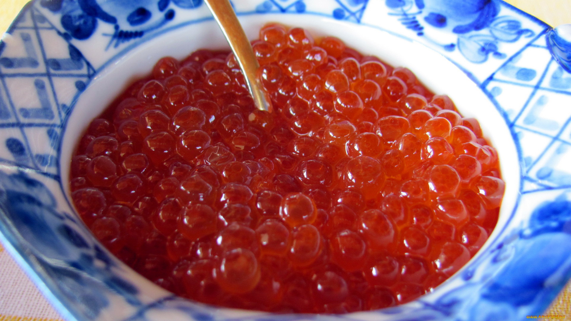 еда, икра, миска, красная