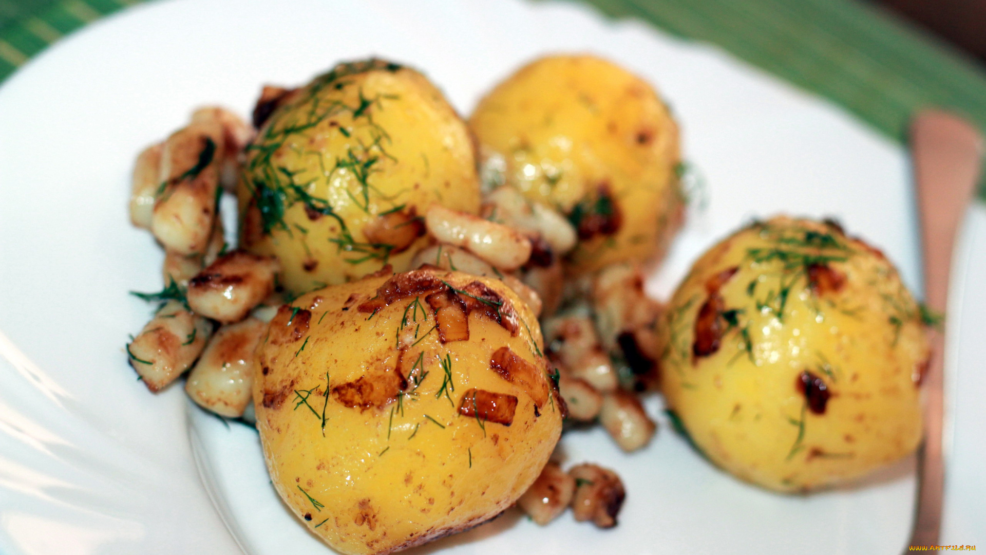 еда, картофель, клубни