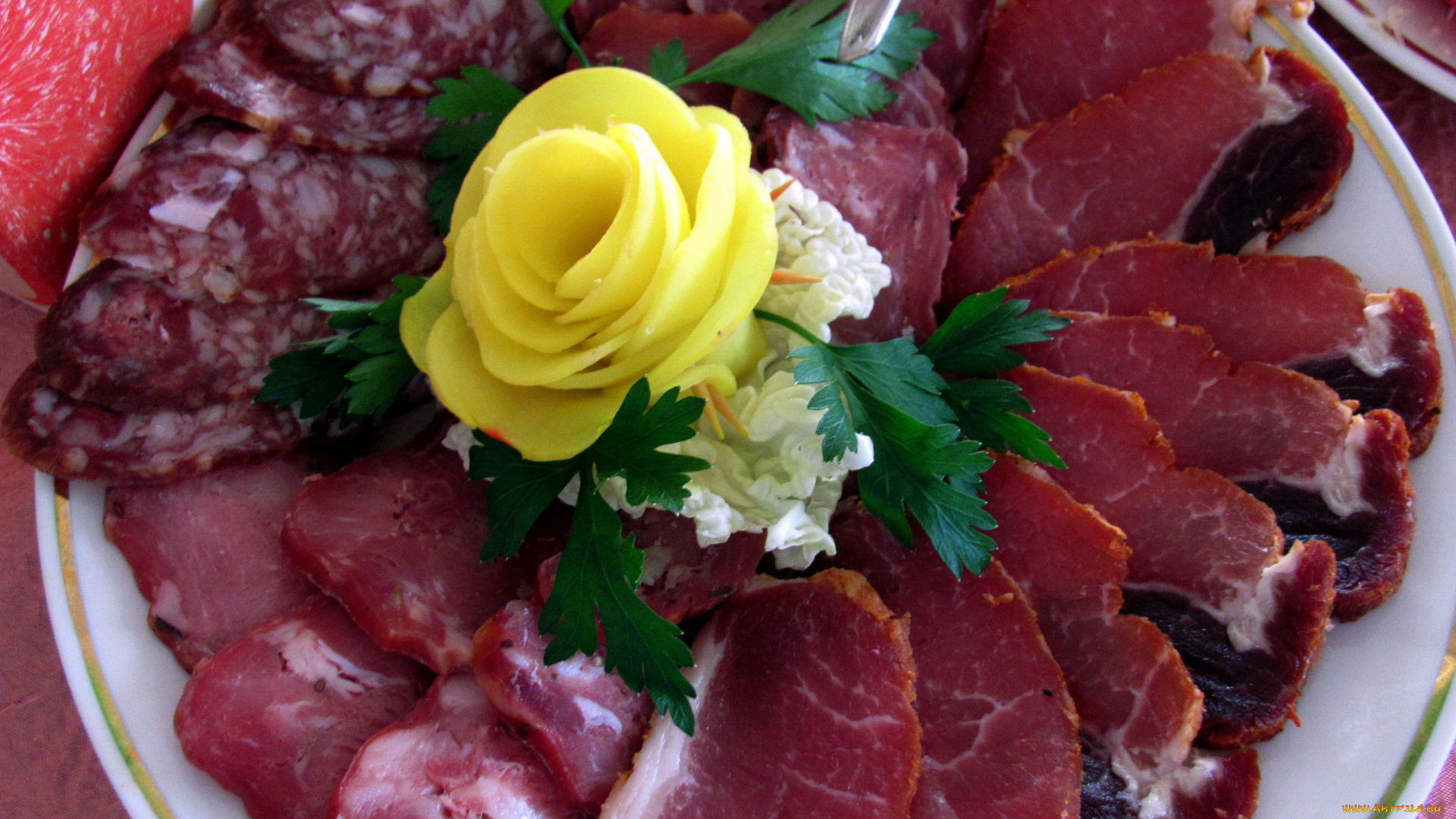 еда, колбасные, изделия, ассорти