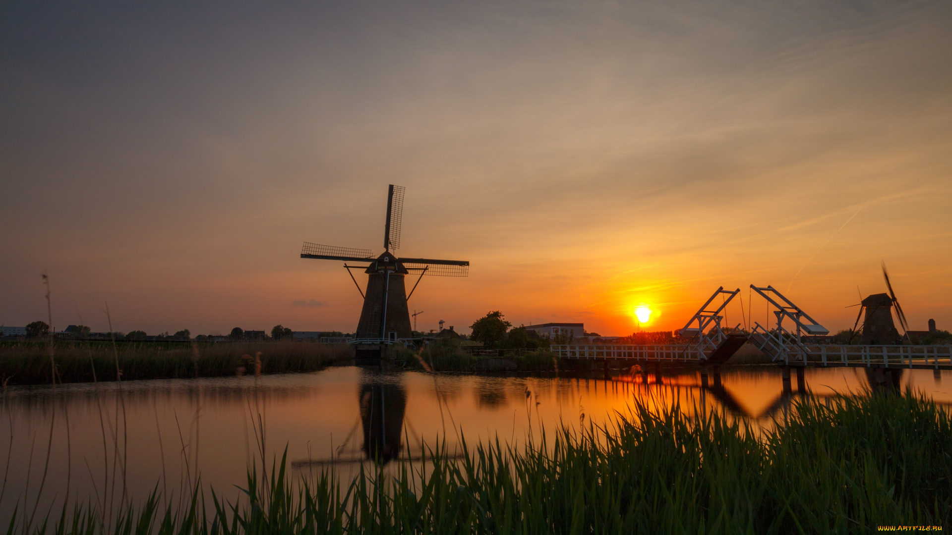 разное, мельницы, ветряк