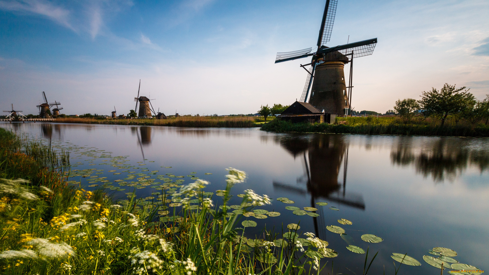 разное, мельницы, ветряк