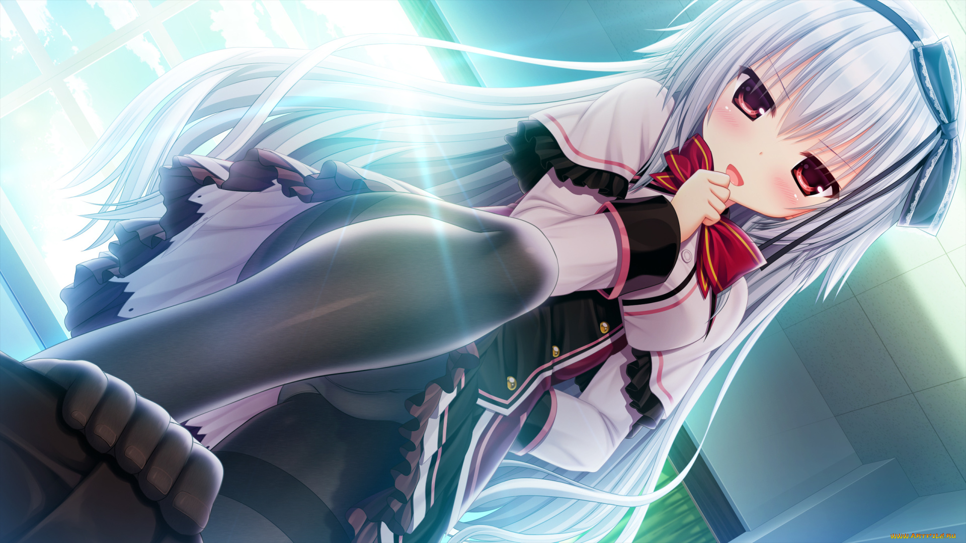 wagamama, high, spec, аниме, фон, девушка, взгляд