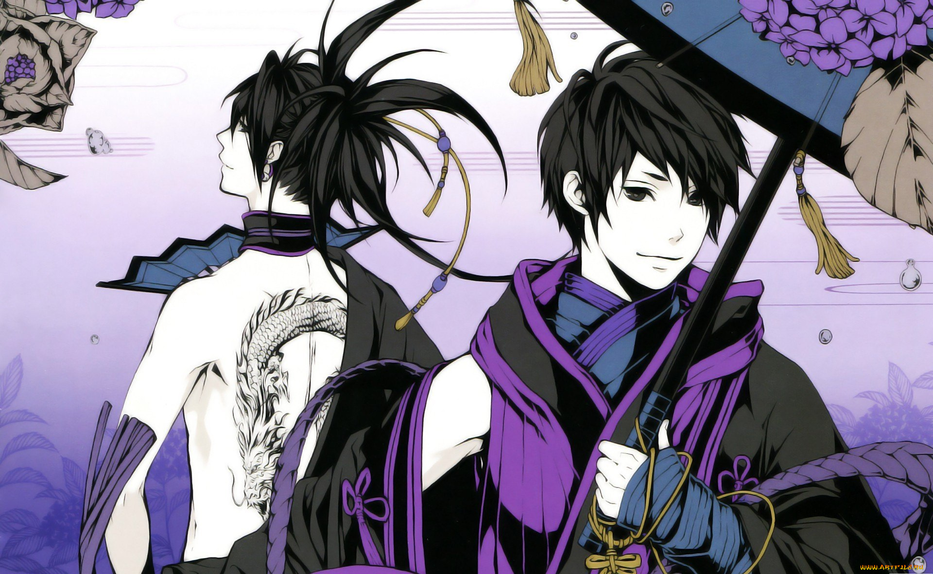 аниме, donten, ni, warau, братья