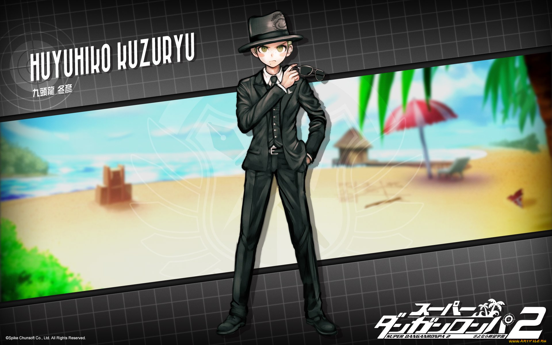 аниме, danganronpa, парень