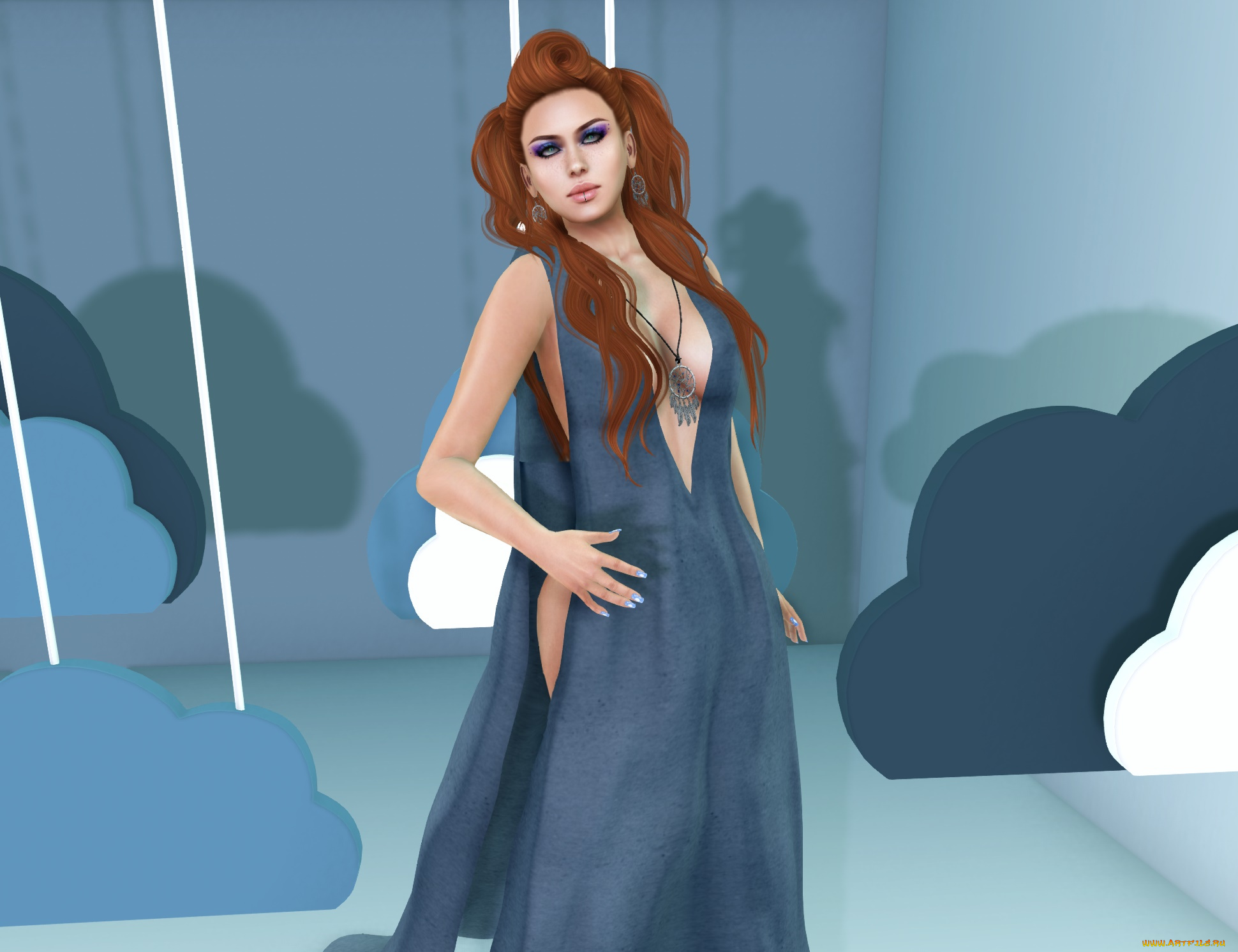 3д, графика, люди, , people, девушка, фон, взгляд
