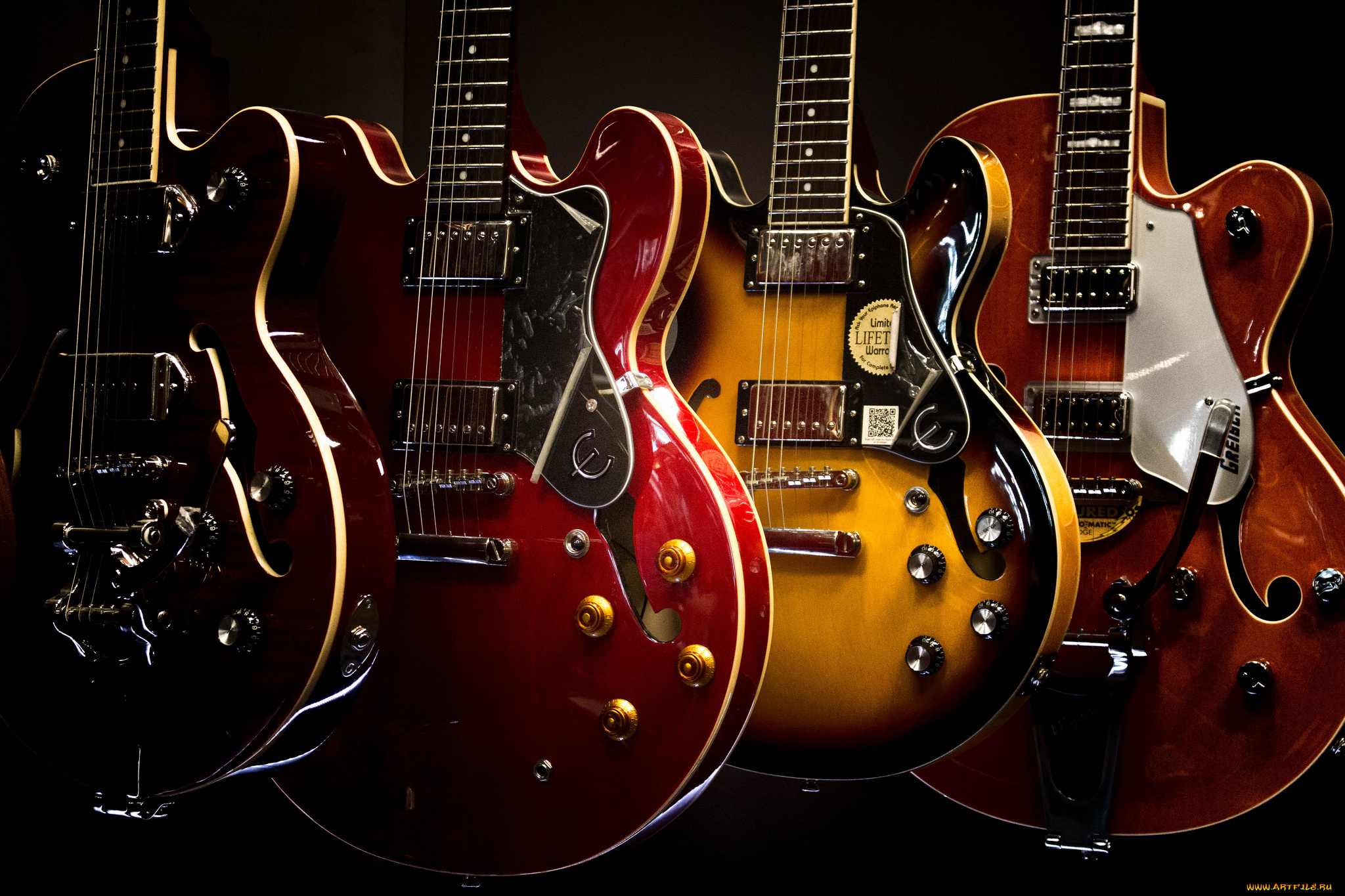 музыка, -музыкальные, инструменты, гитары