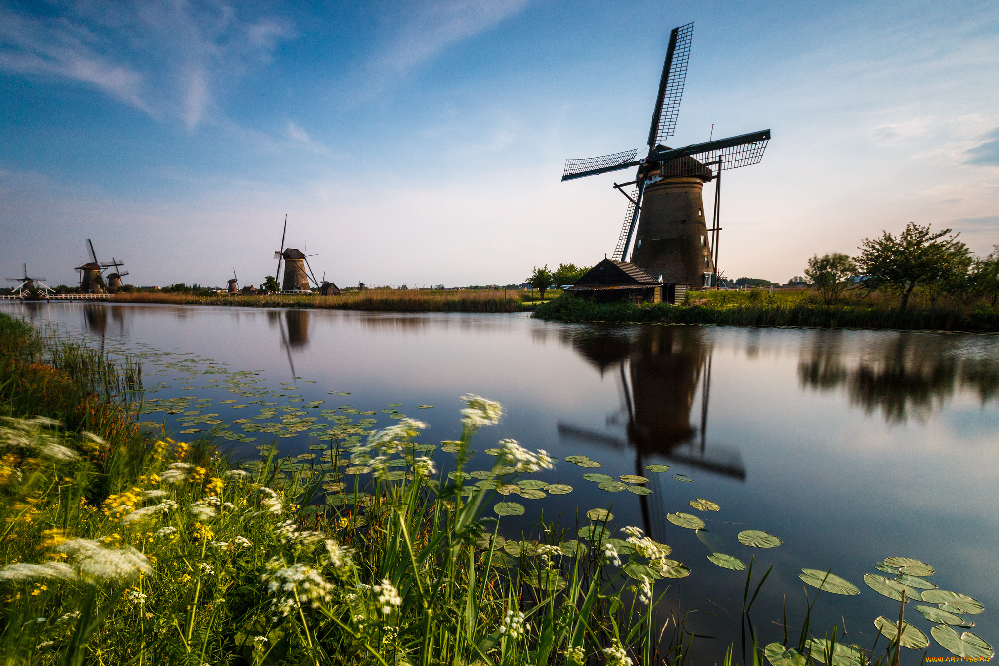 разное, мельницы, ветряк