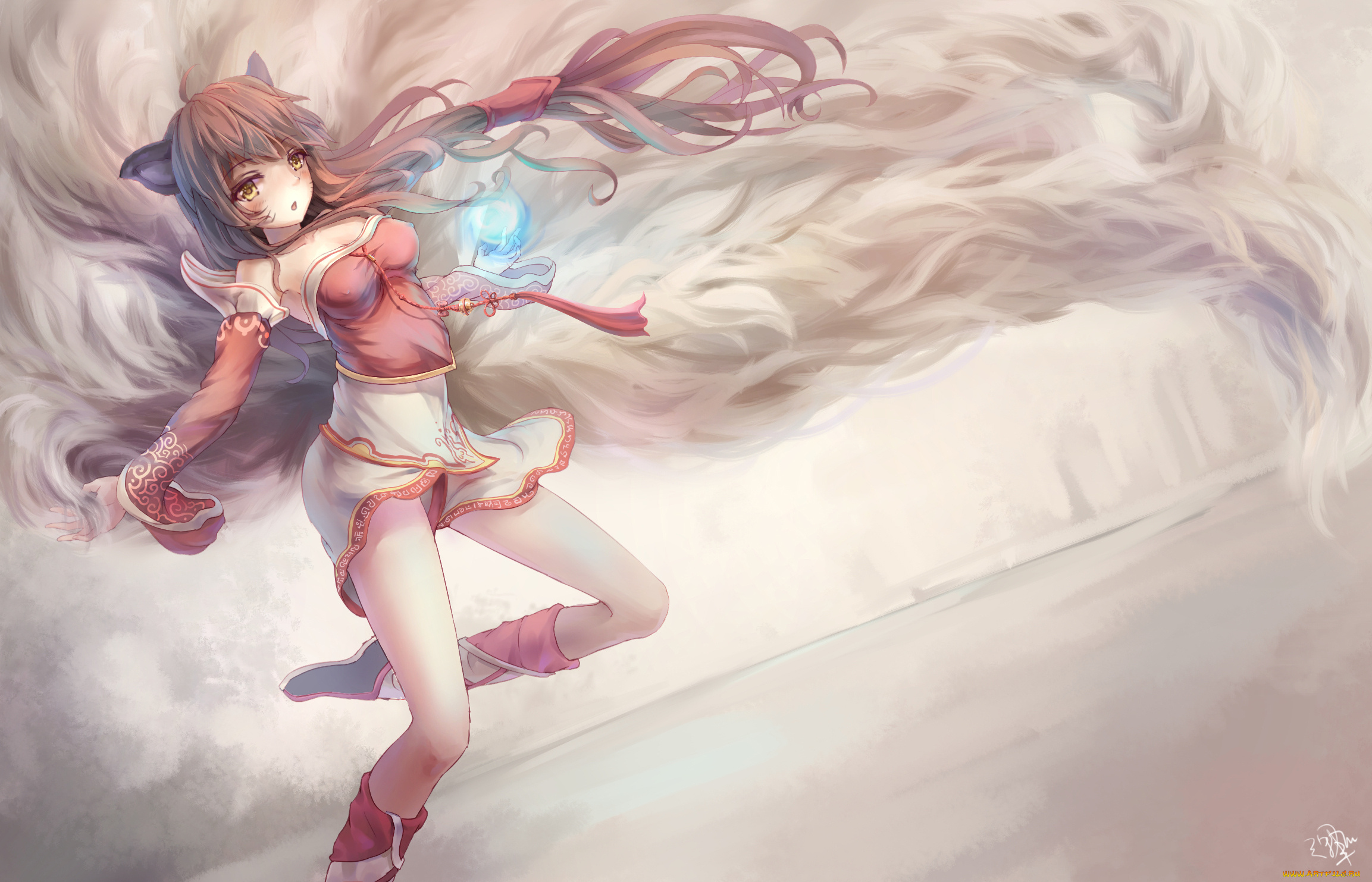 видео, игры, league, of, legends, ahri