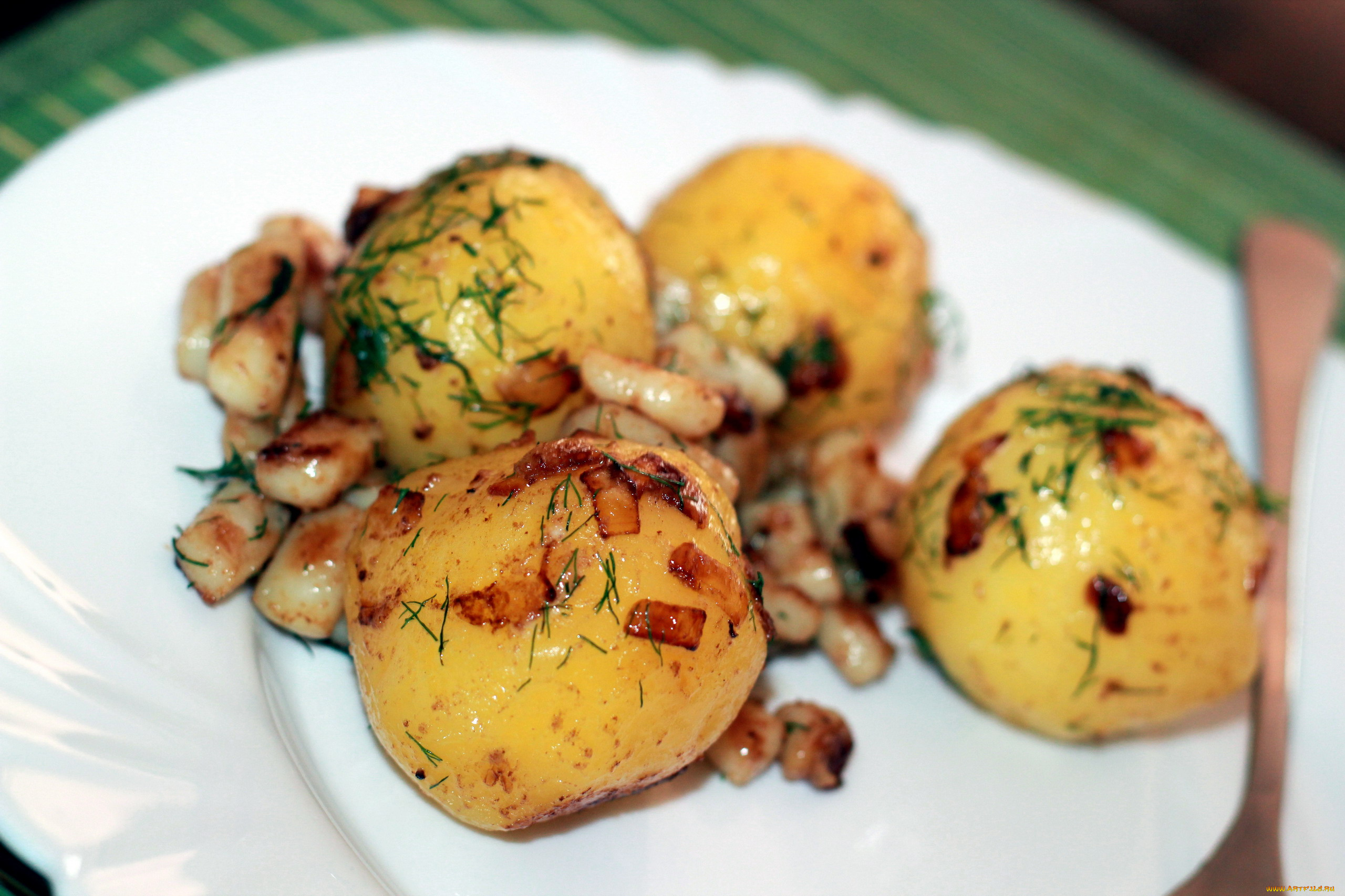 еда, картофель, клубни