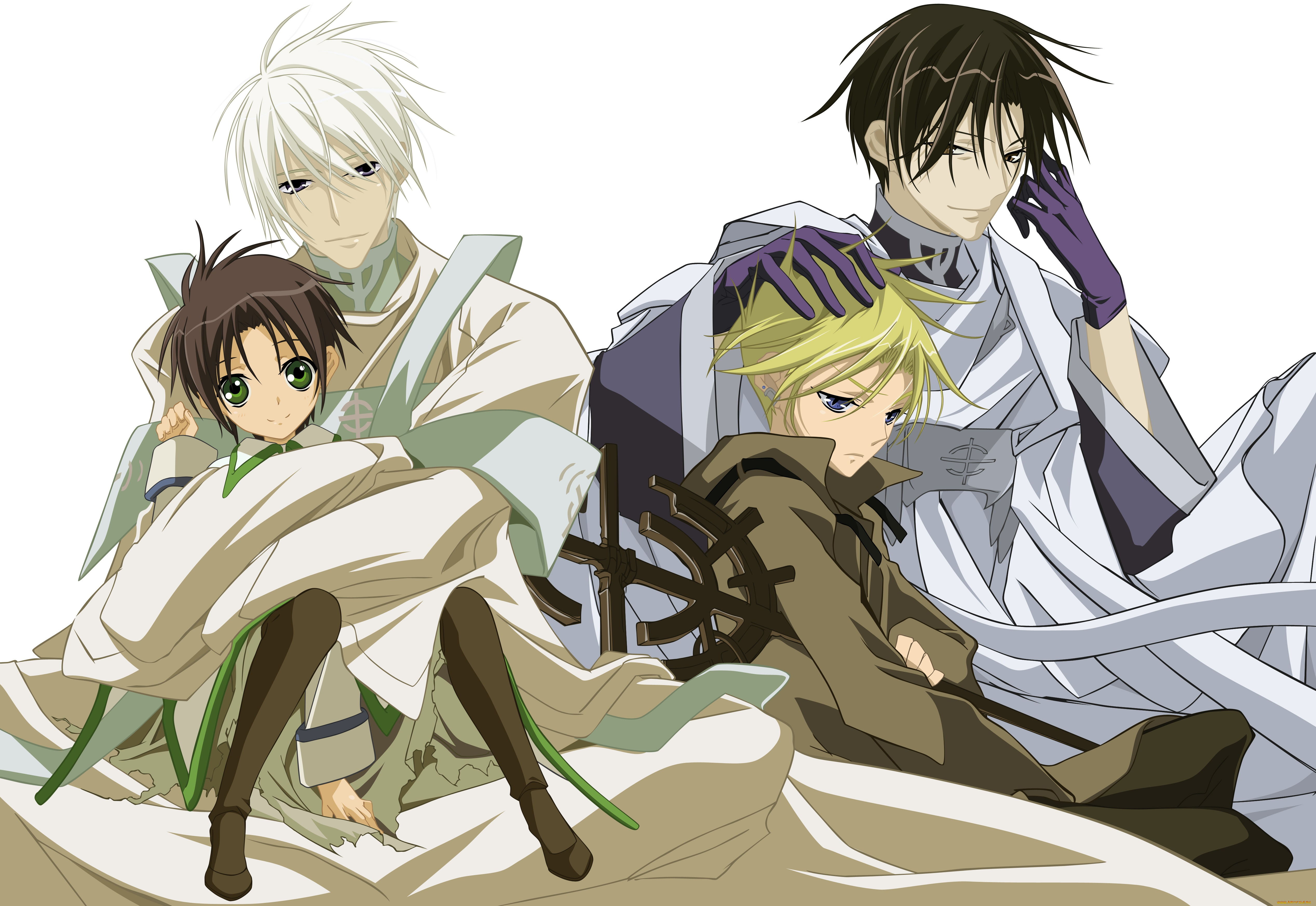 аниме, 07, ghost, седьмой, дух