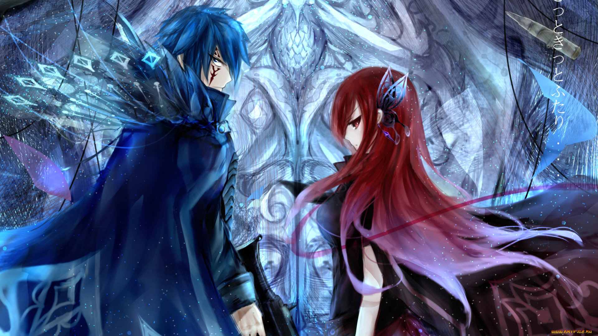 аниме, fairy, tail, хвост, феи