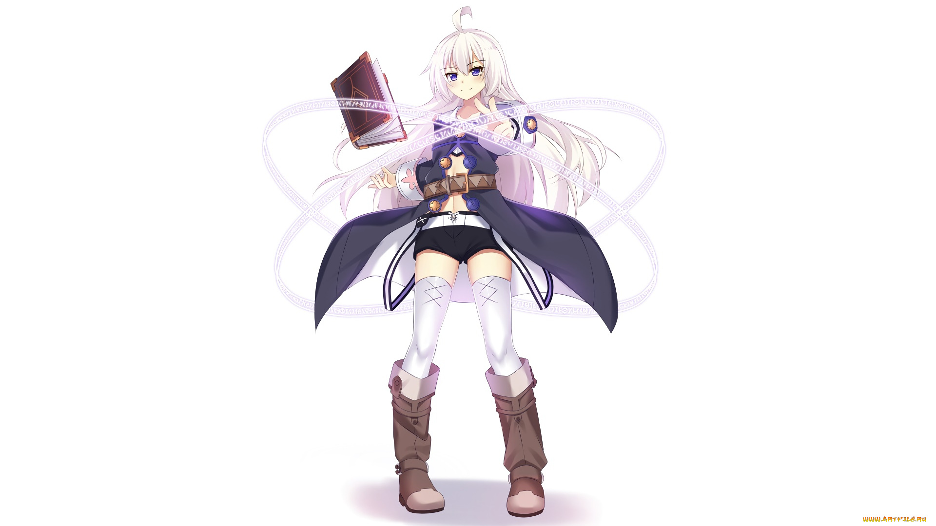 аниме, grimoire, of, zero, девушка, взгляд, фон