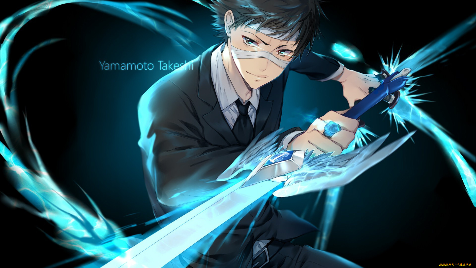 аниме, katekyo, hitman, reborn, yamamoto, takeshi